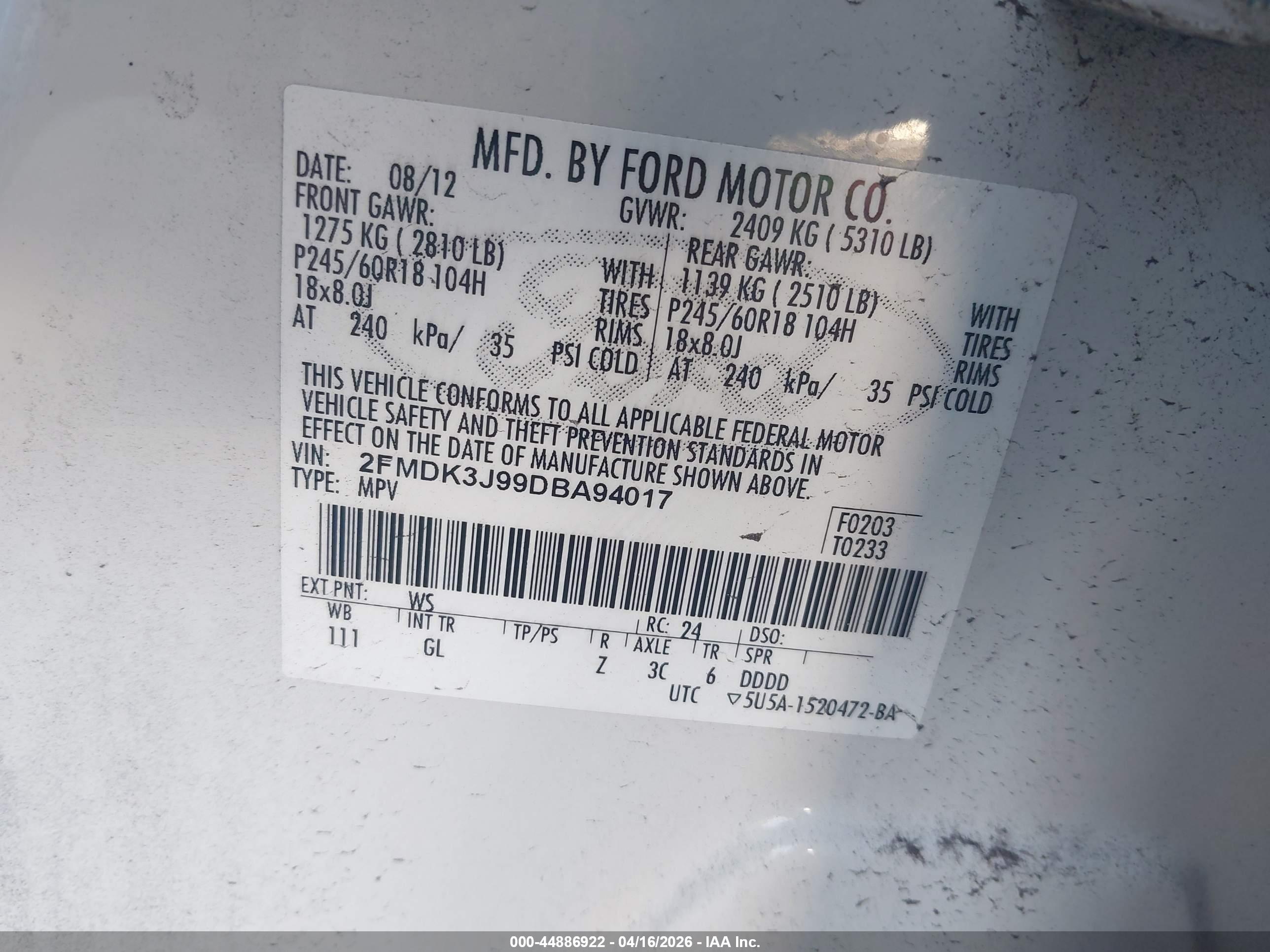 FORD EDGE image 9