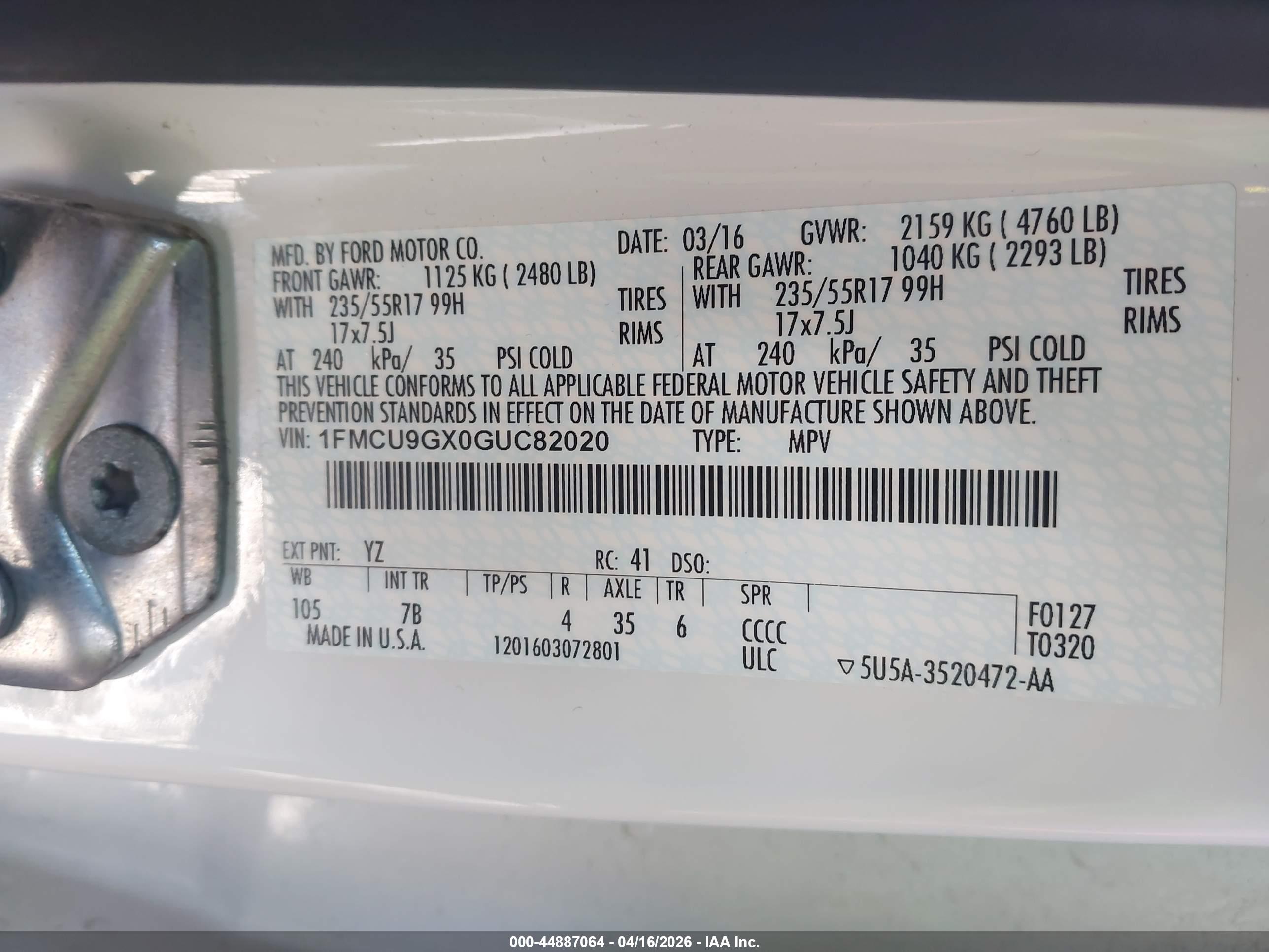 FORD ESCAPE image 9