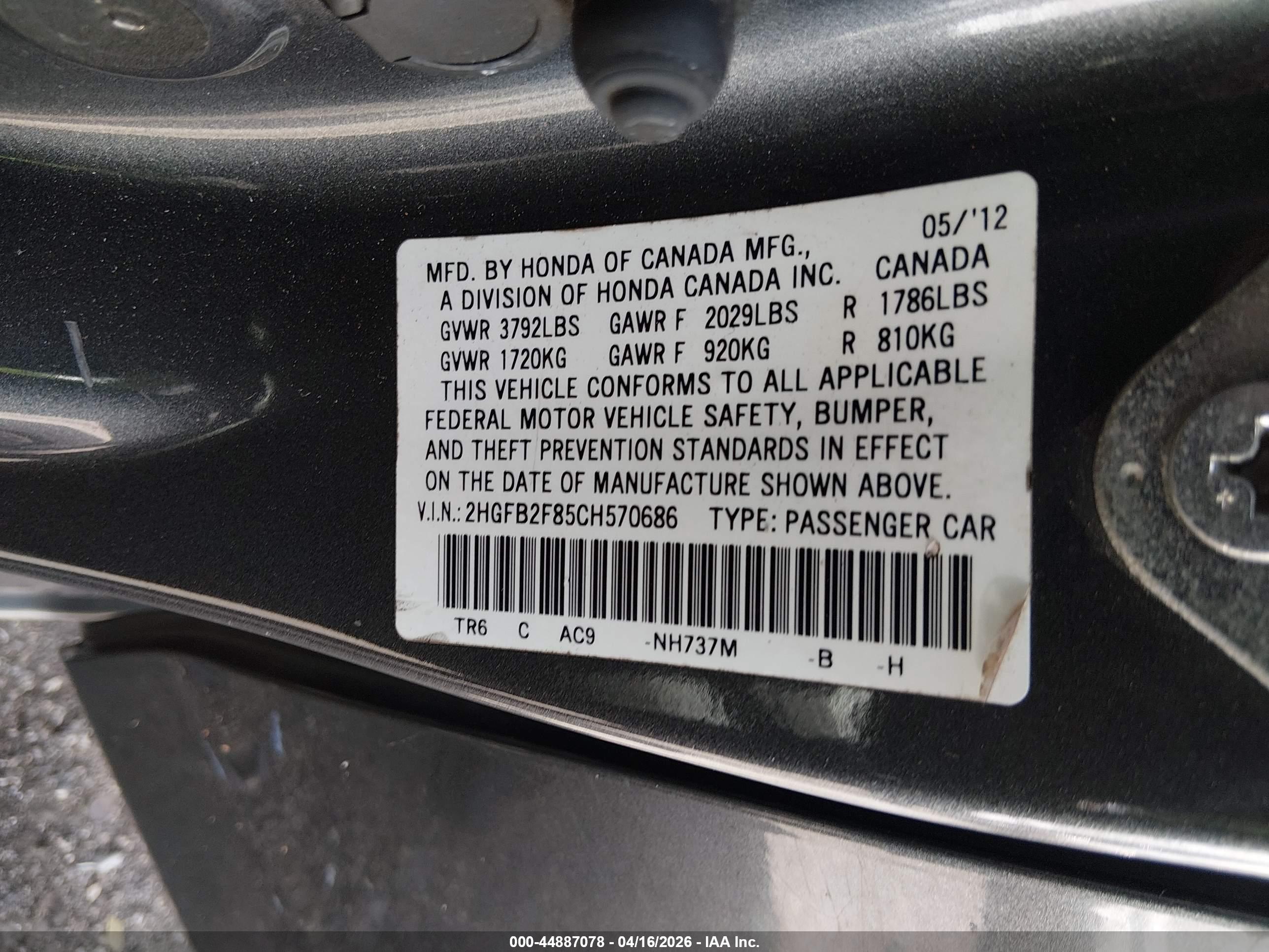 HONDA CIVIC image 9