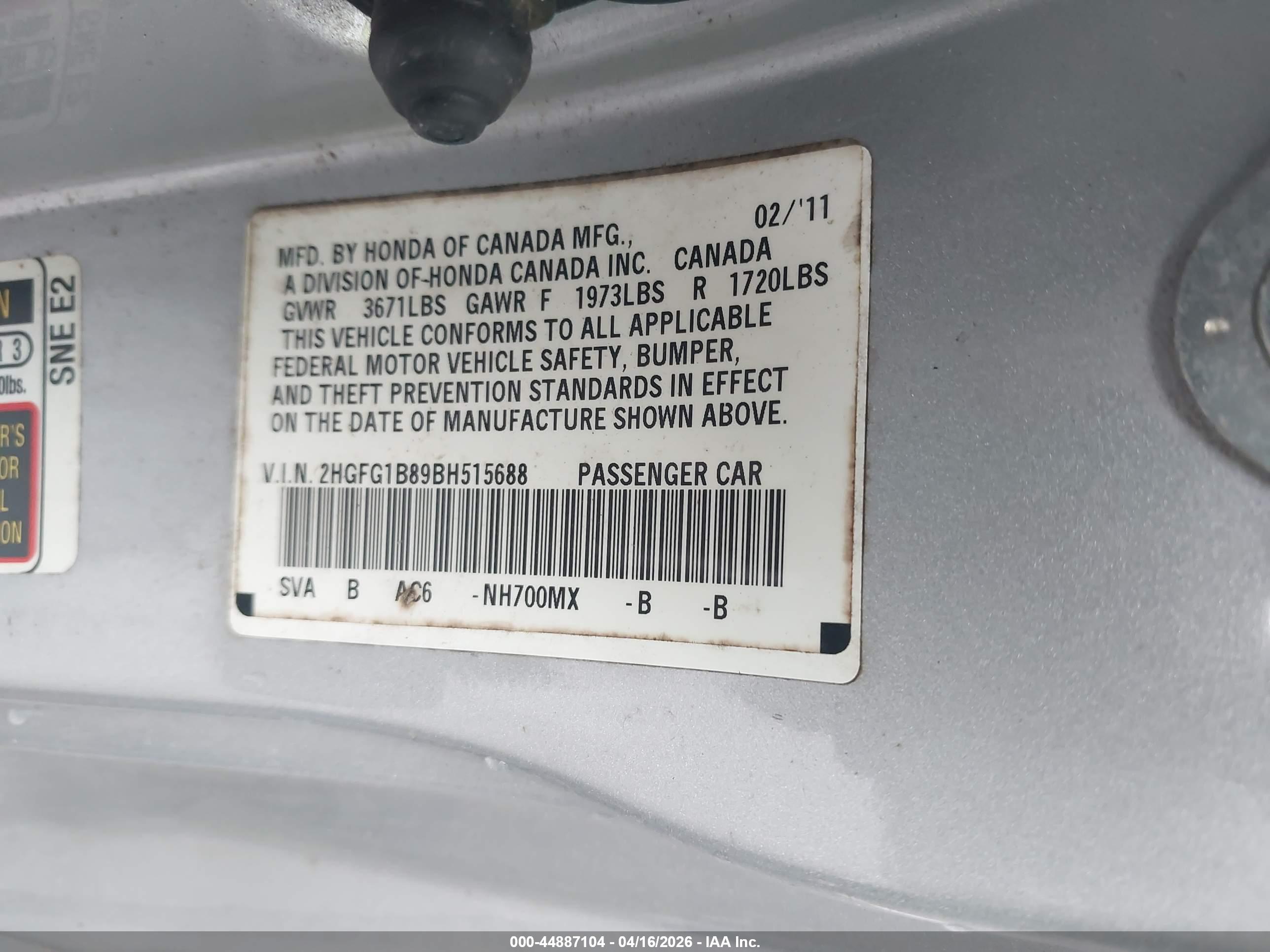 HONDA CIVIC image 9