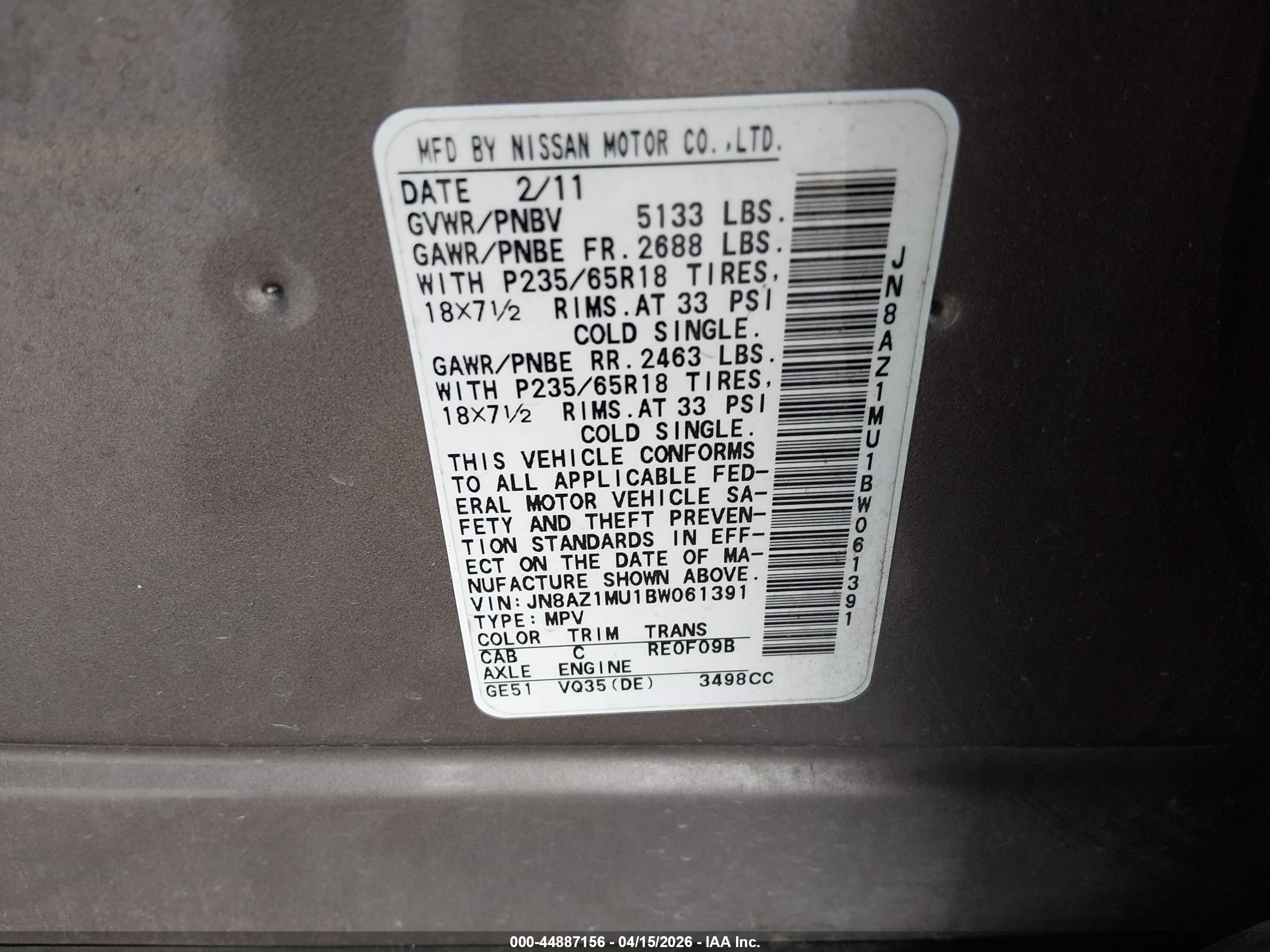 NISSAN MURANO image 9