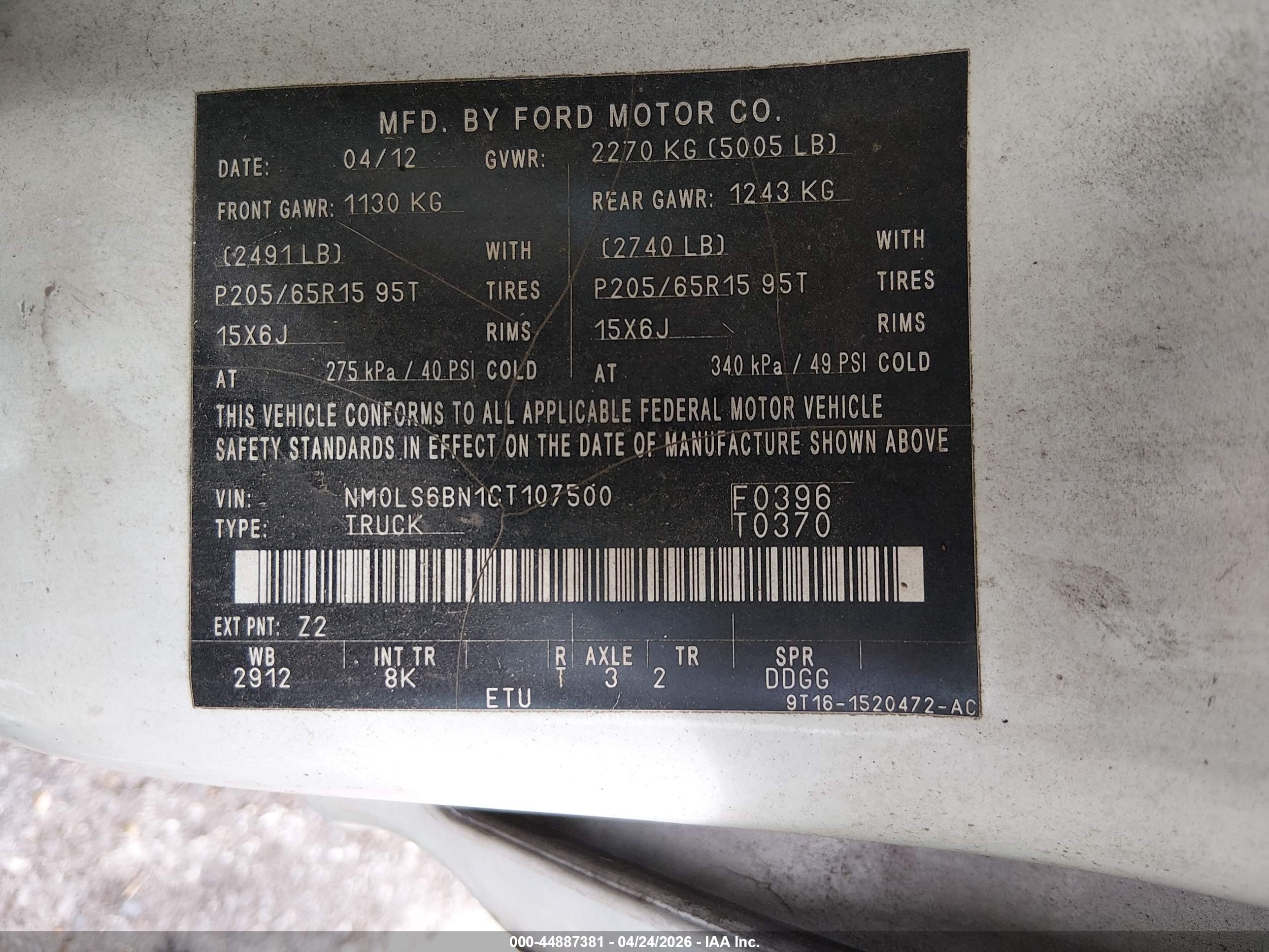 FORD TRANSIT image 9