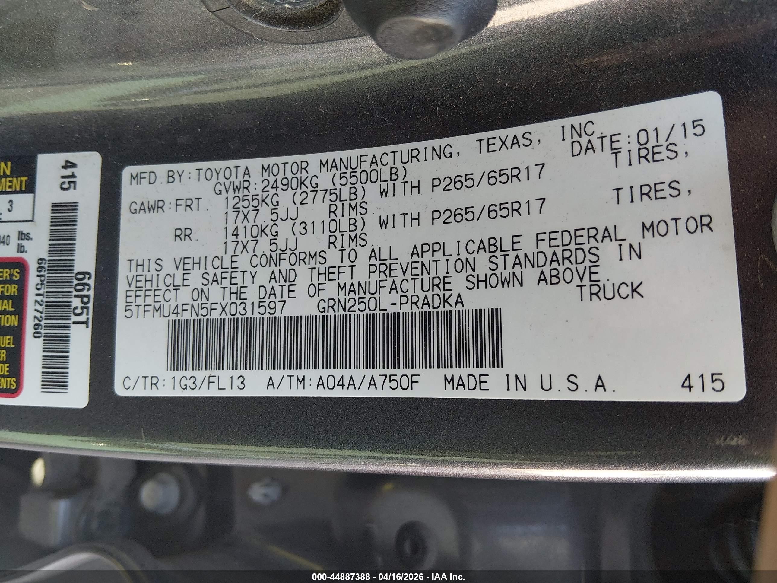 TOYOTA TACOMA image 9