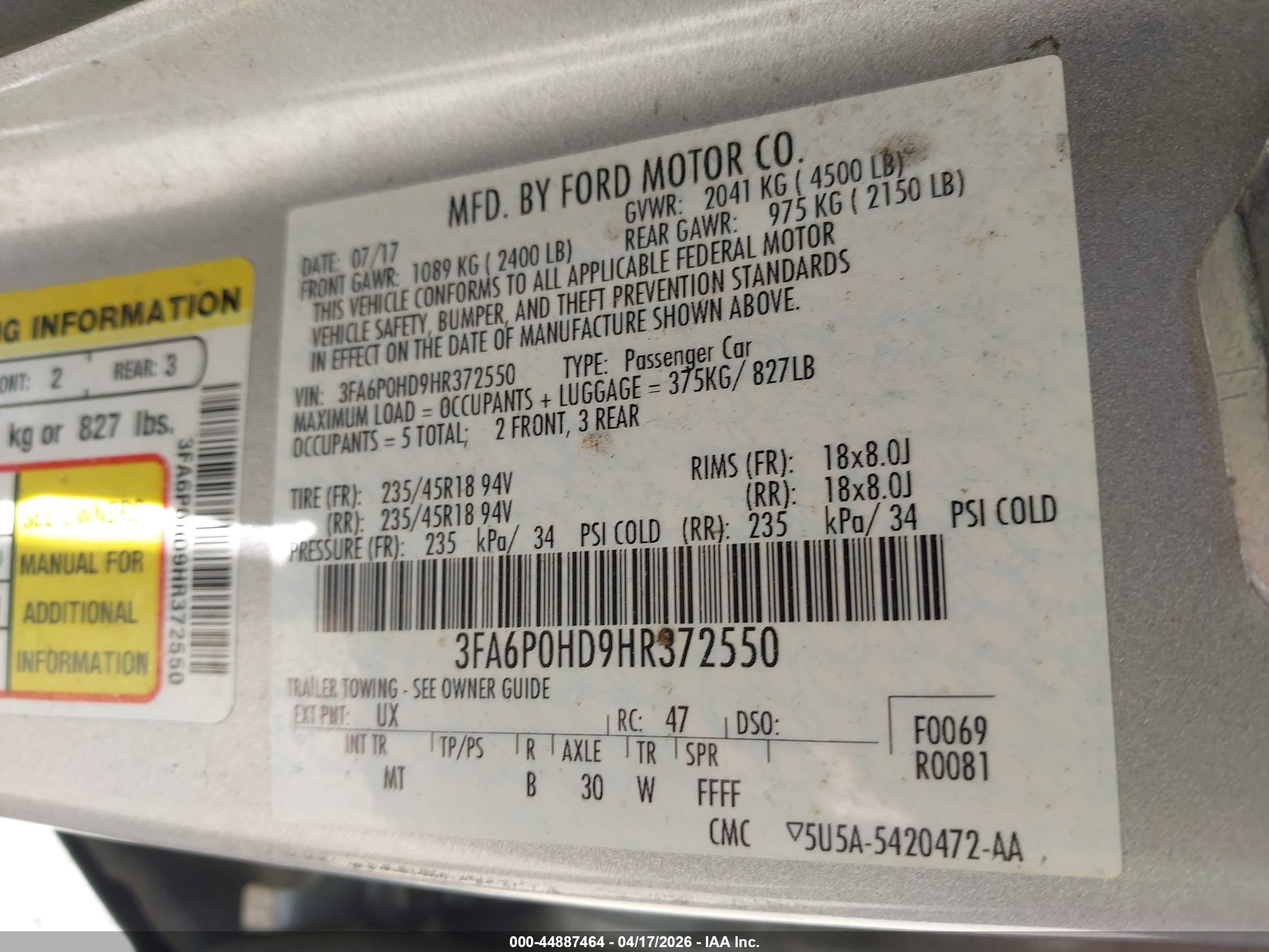 FORD FUSION image 9