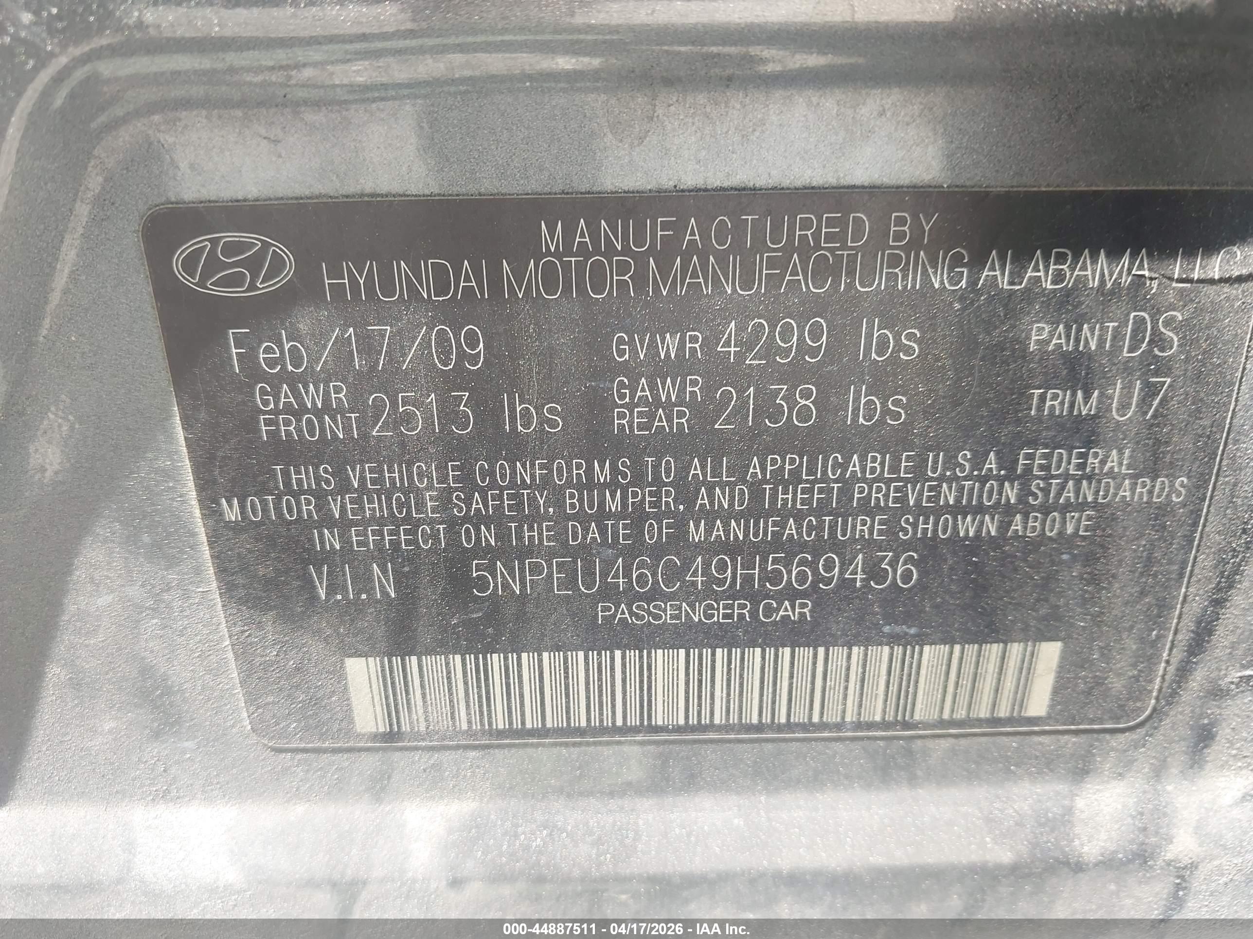 HYUNDAI SONATA image 9