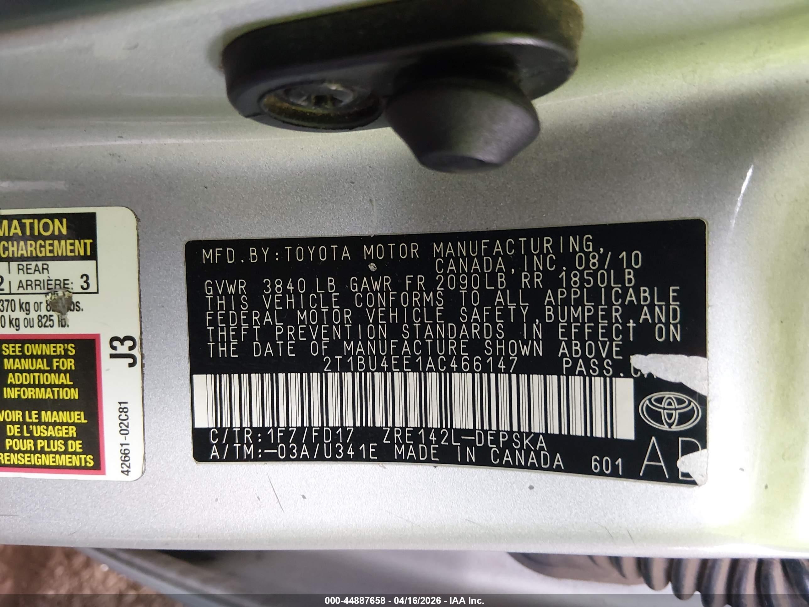 TOYOTA COROLLA image 9
