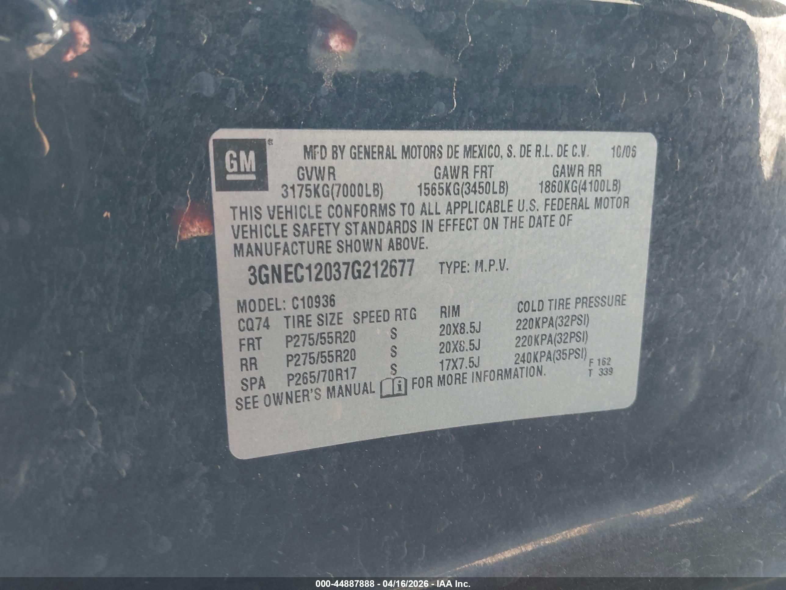 CHEVROLET AVALANCHE image 9