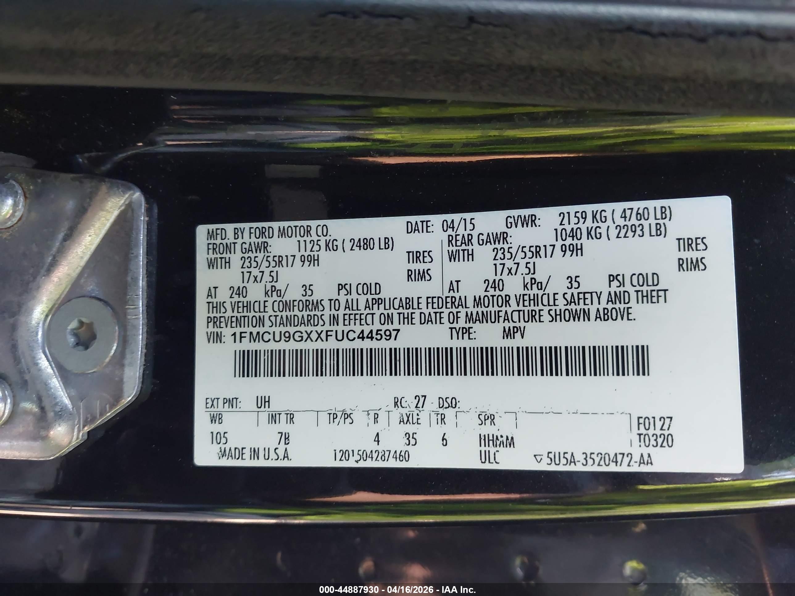 FORD ESCAPE image 9