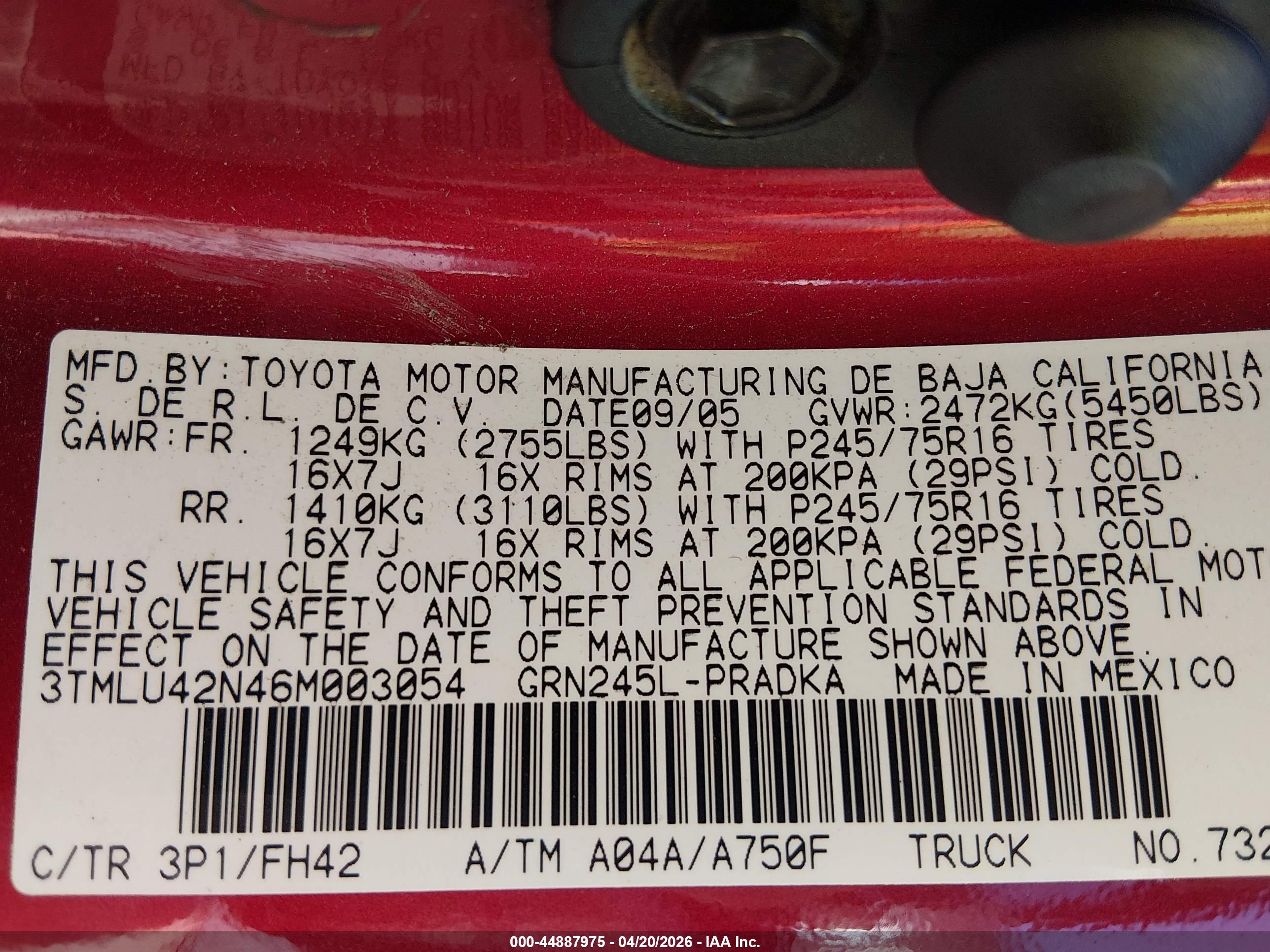 TOYOTA TACOMA image 9