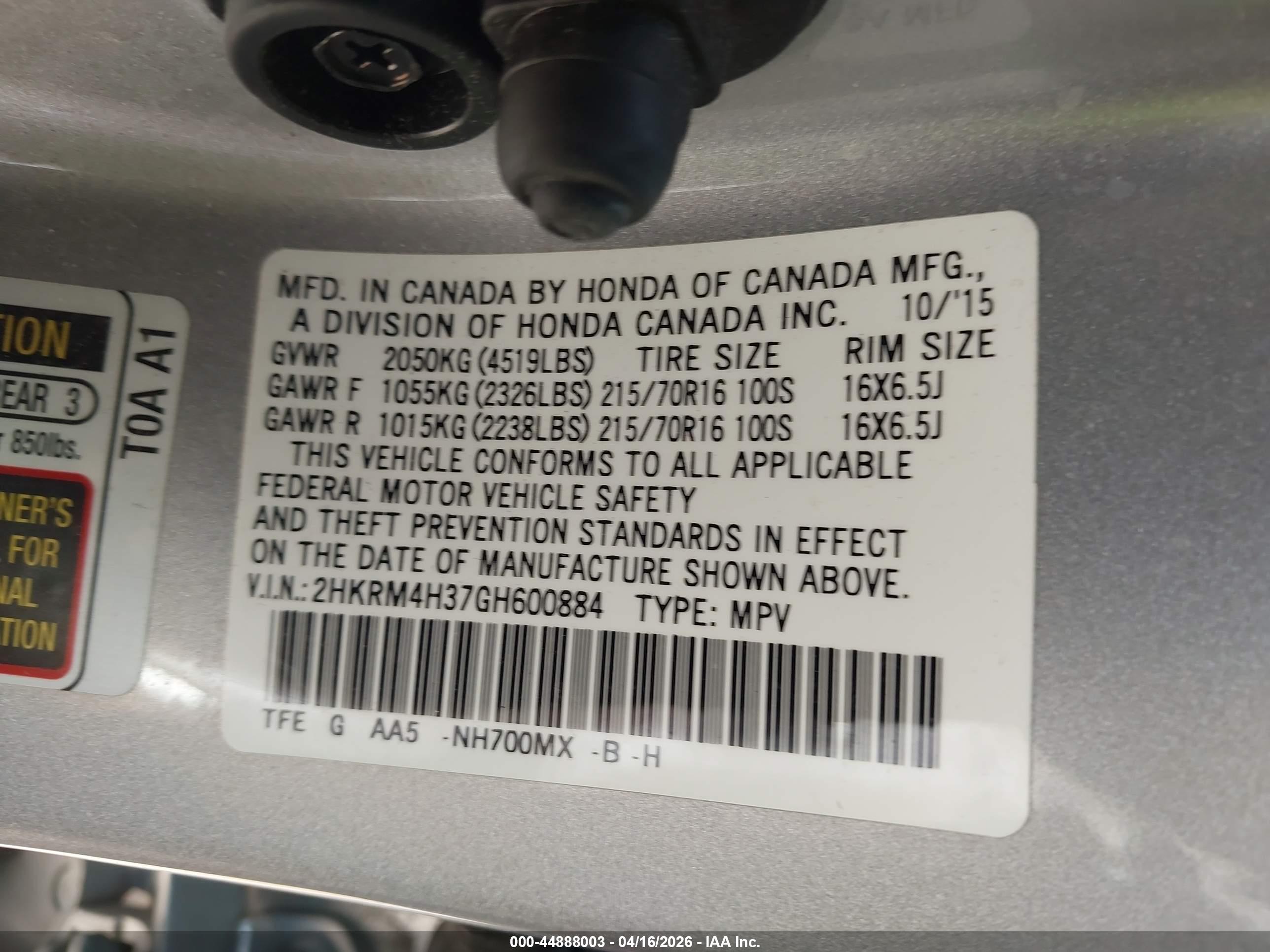 HONDA CR-V image 9