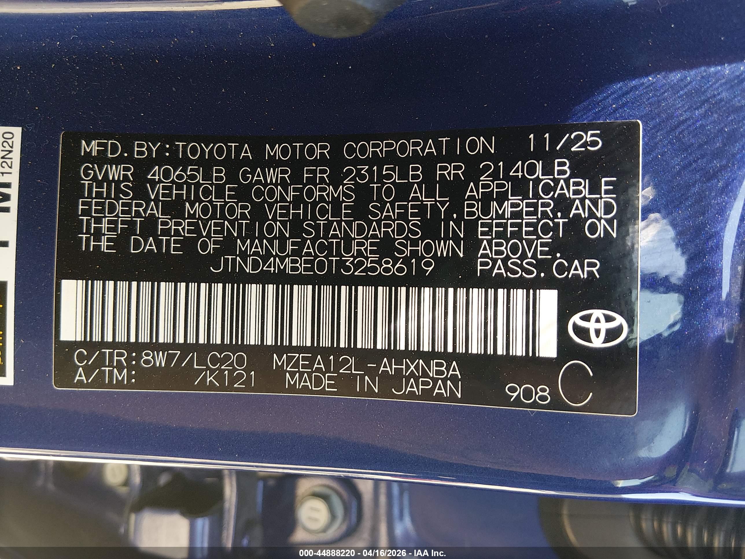TOYOTA COROLLA image 9