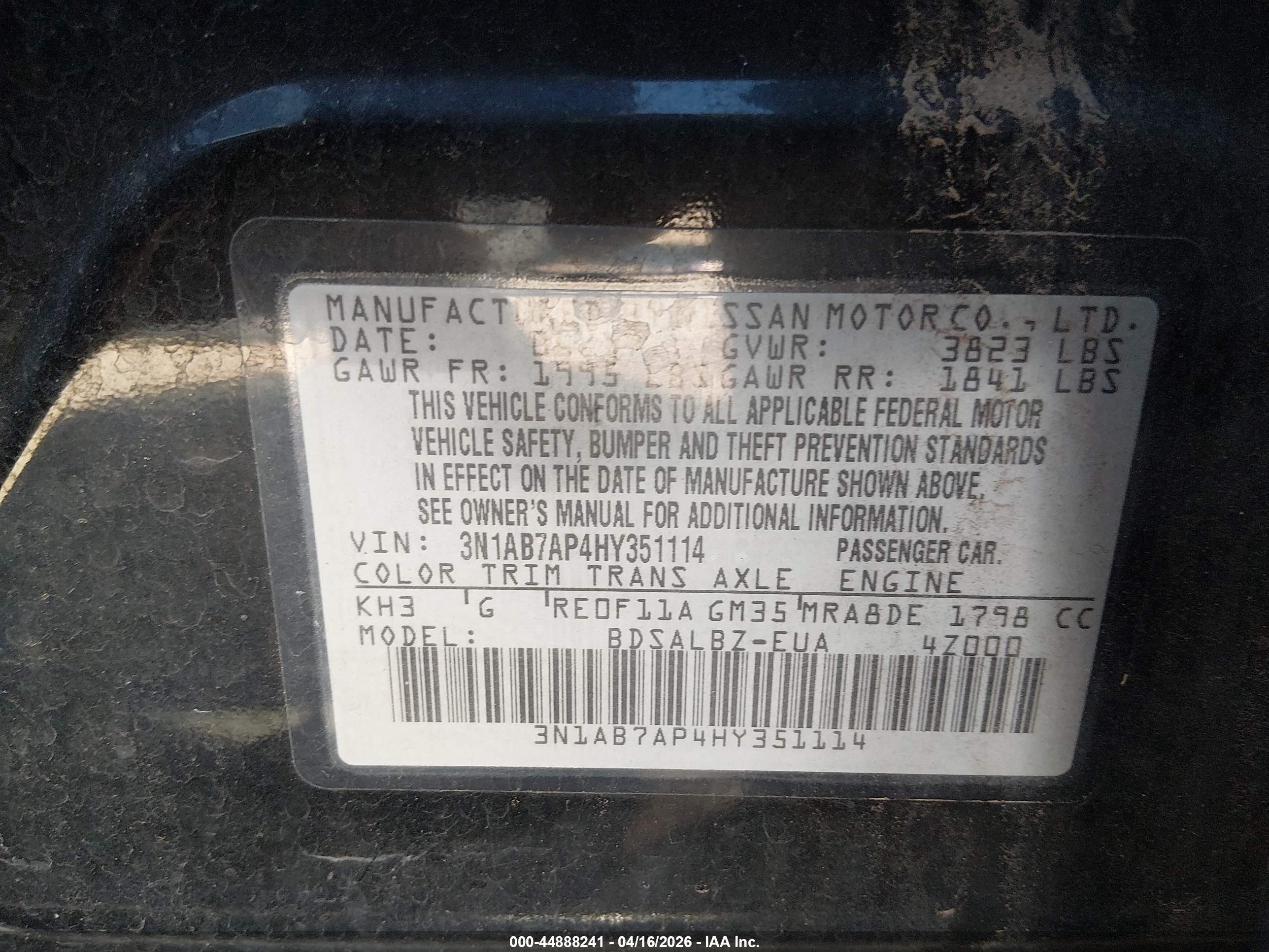 NISSAN SENTRA image 9