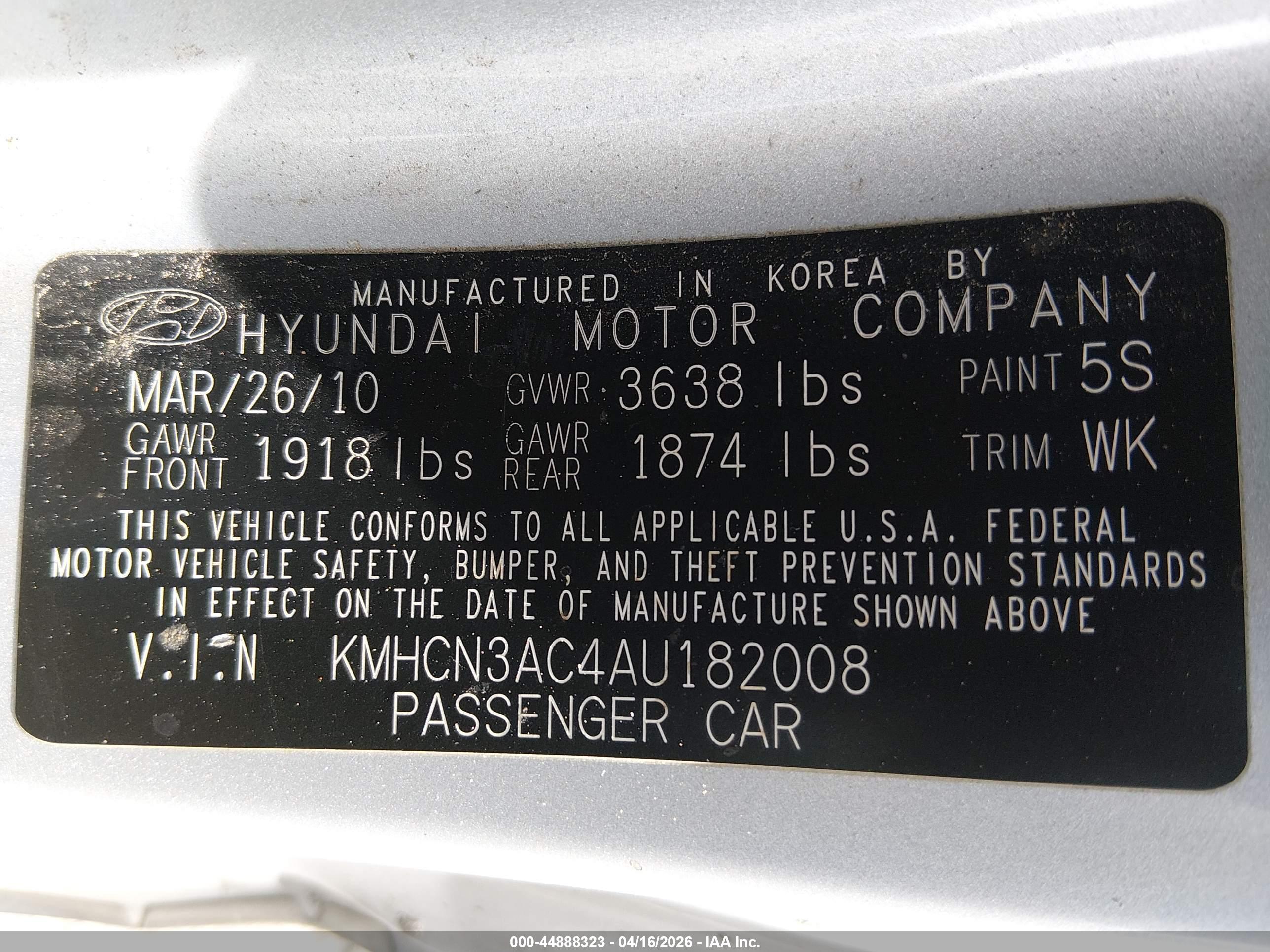 HYUNDAI ACCENT image 9