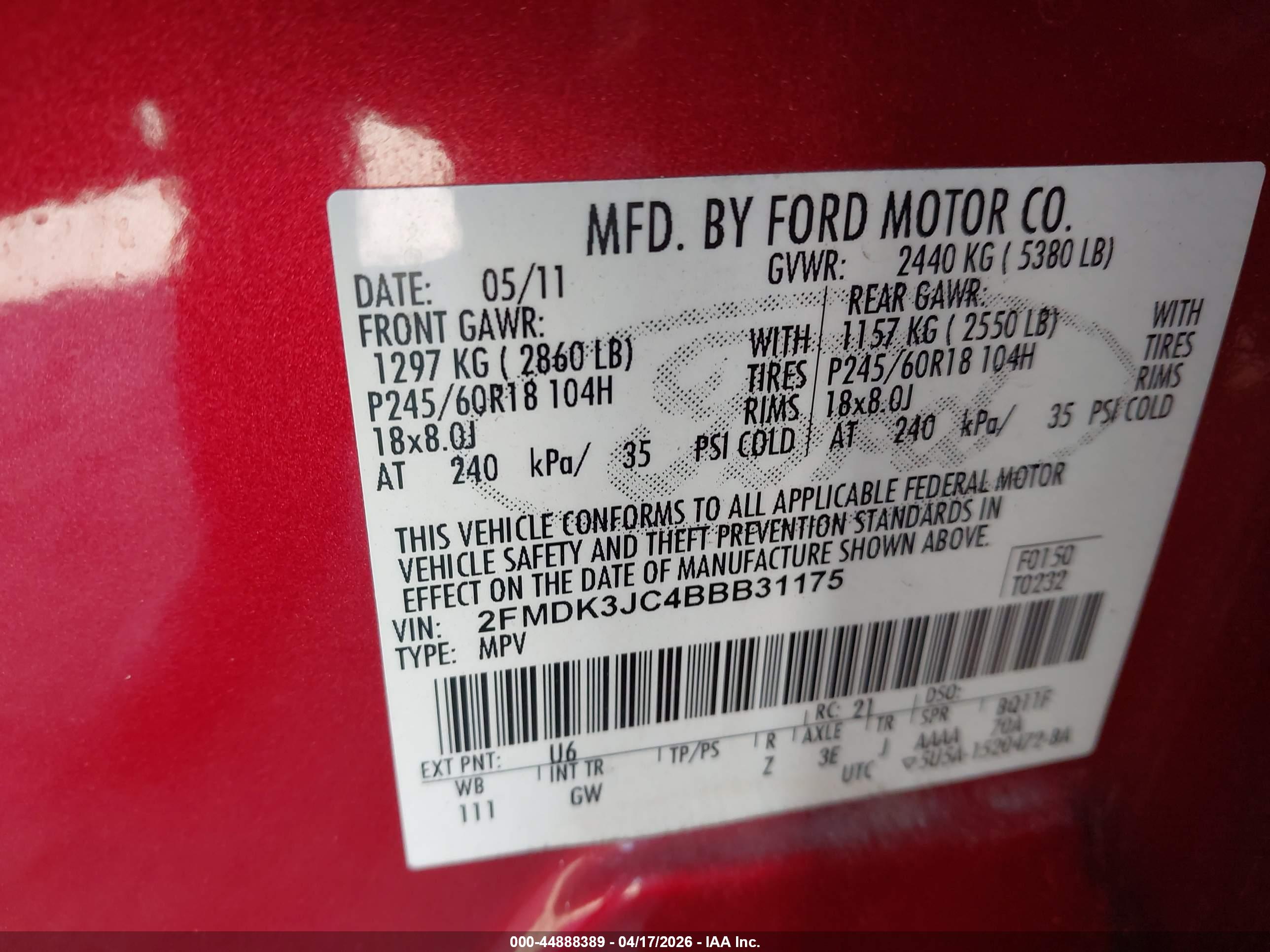 FORD EDGE image 9
