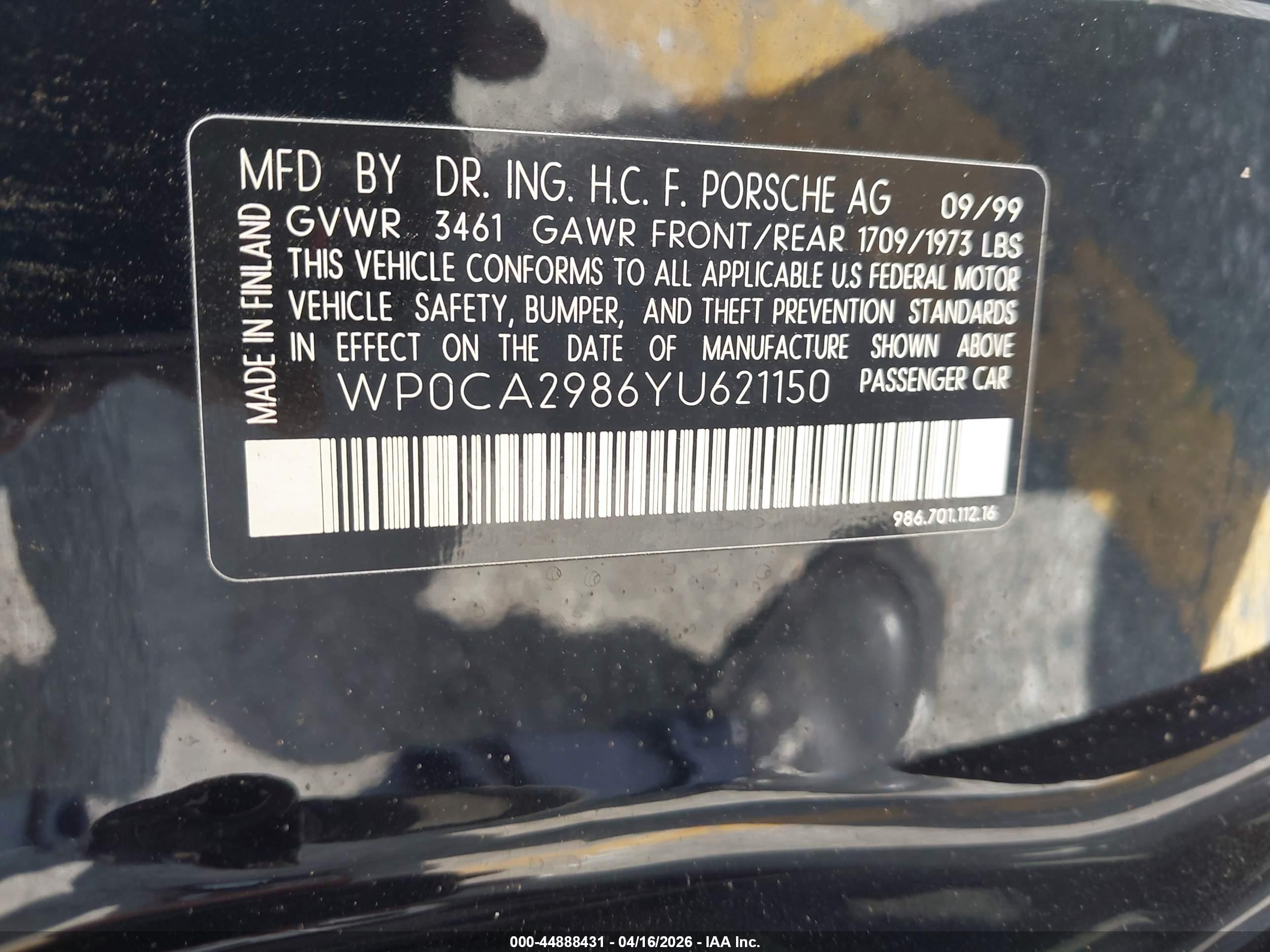 PORSCHE BOXSTER image 9