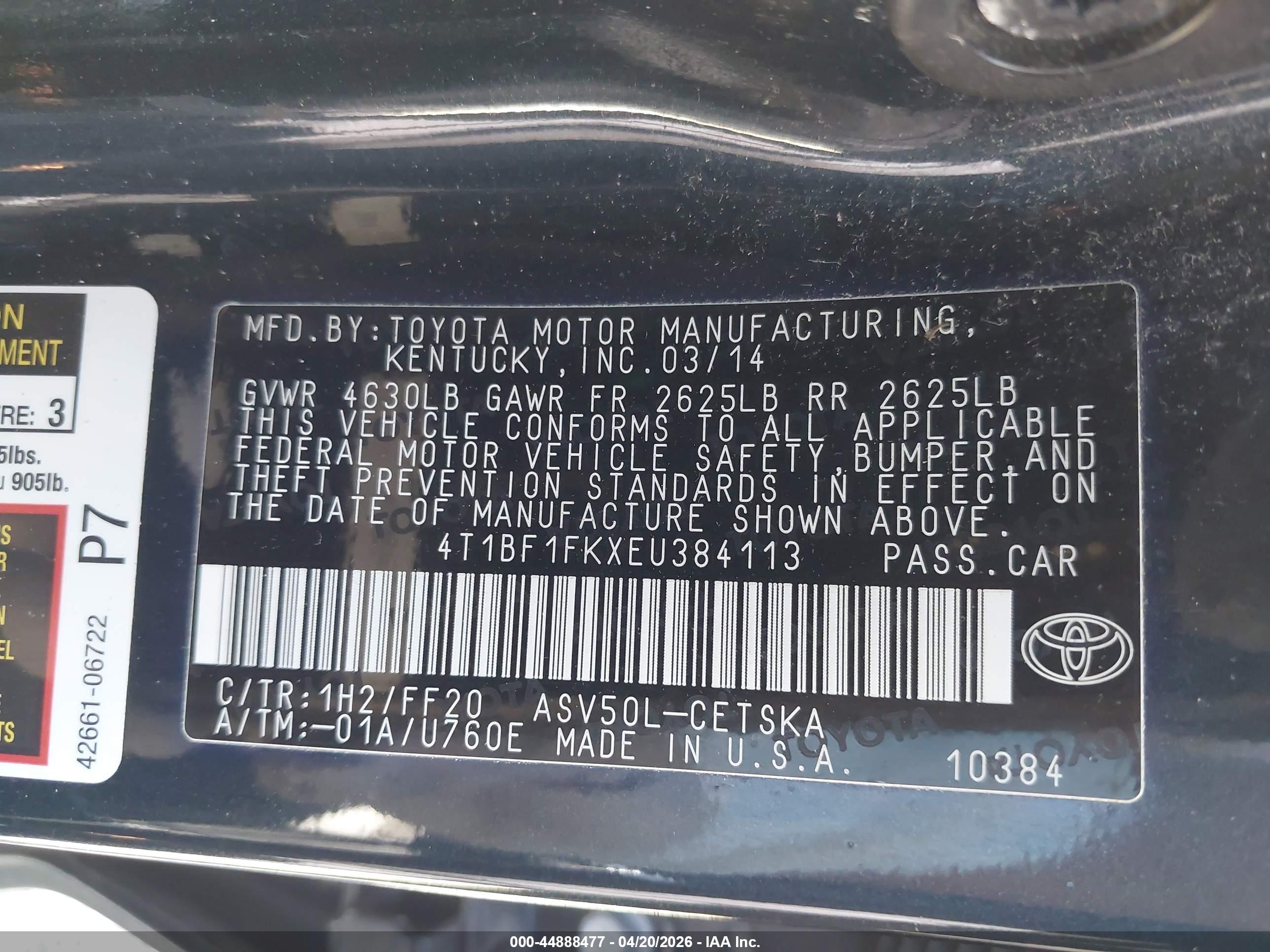 TOYOTA CAMRY image 9