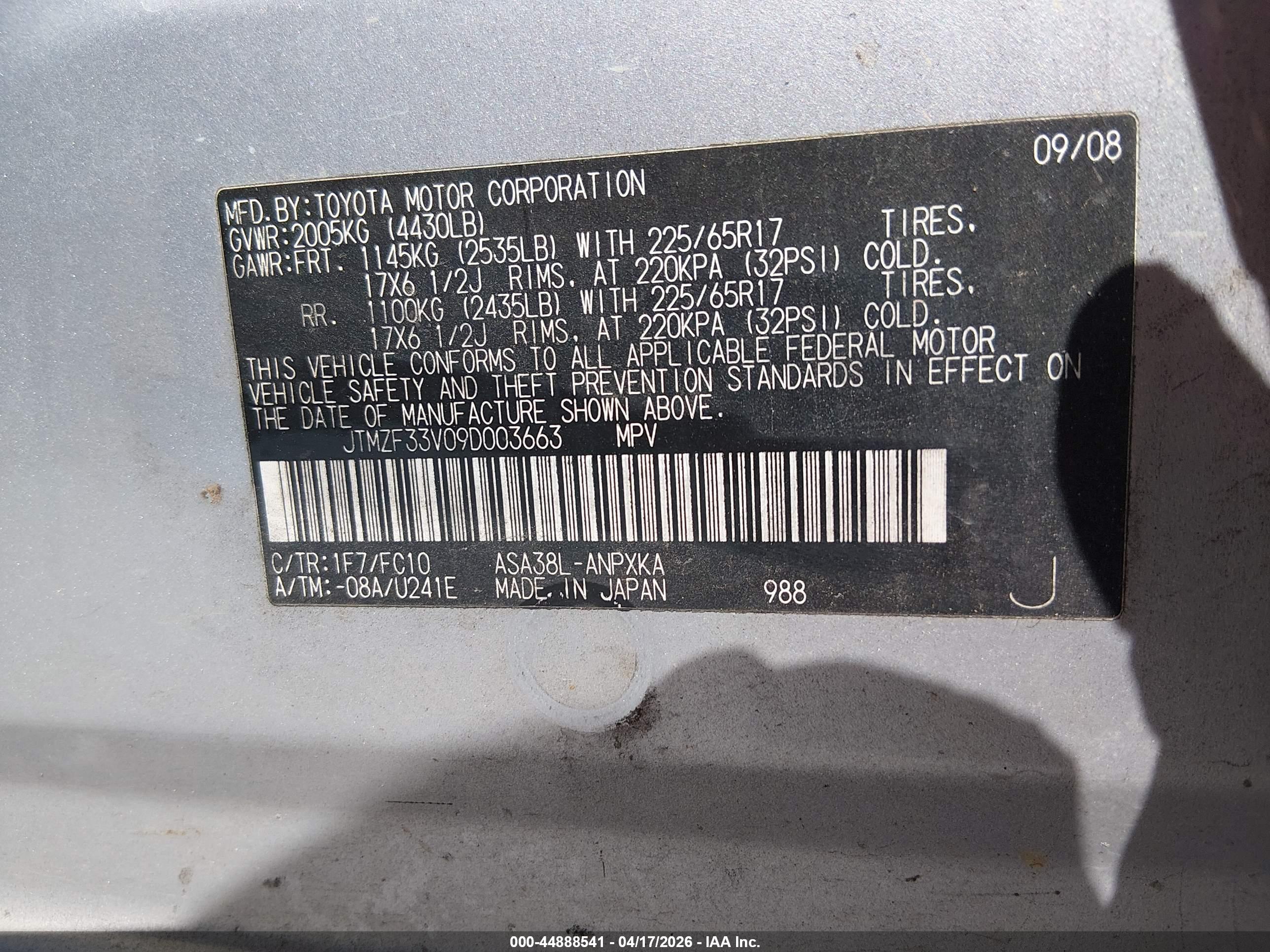 TOYOTA RAV4 image 9