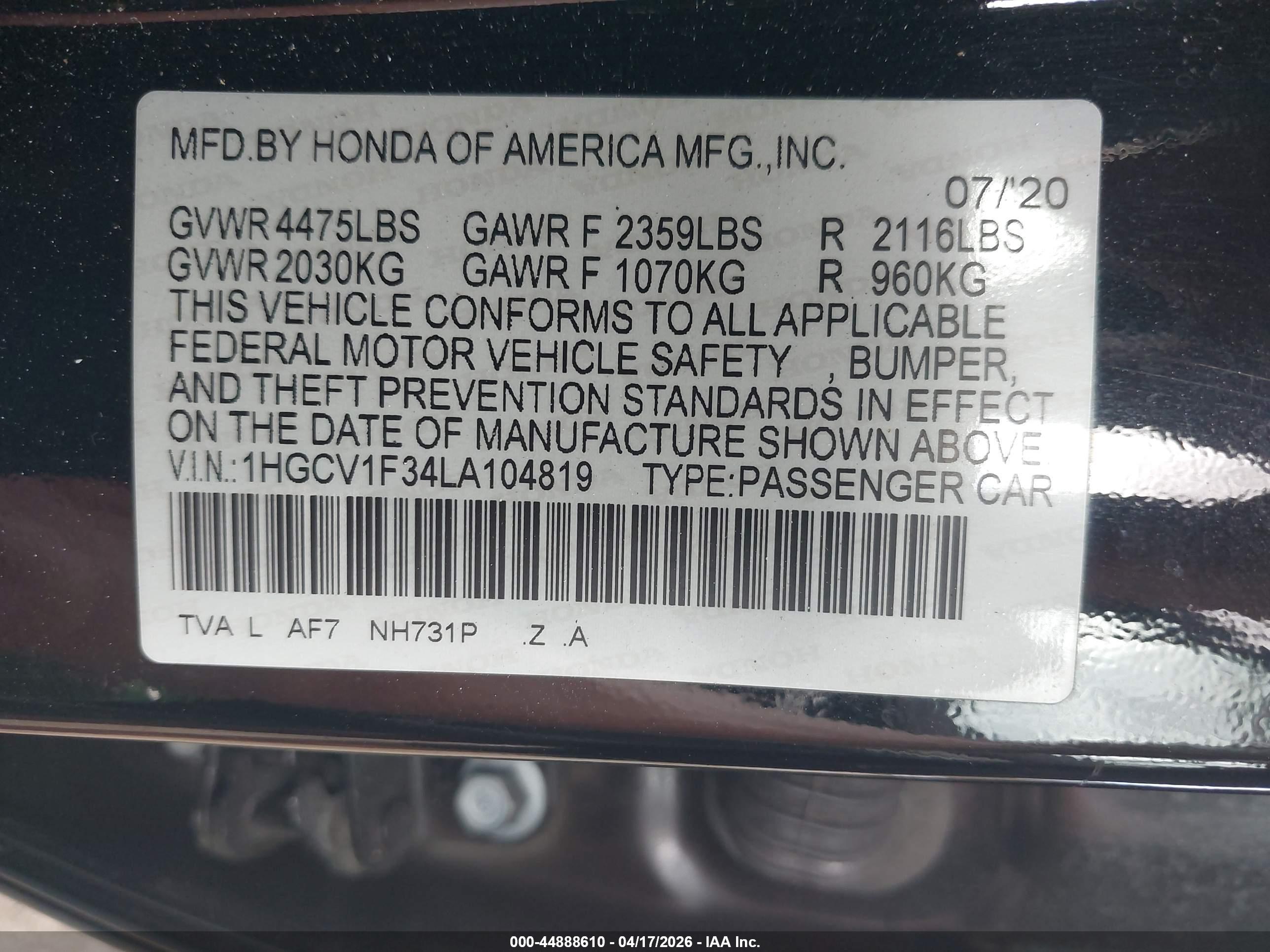 HONDA ACCORD image 9