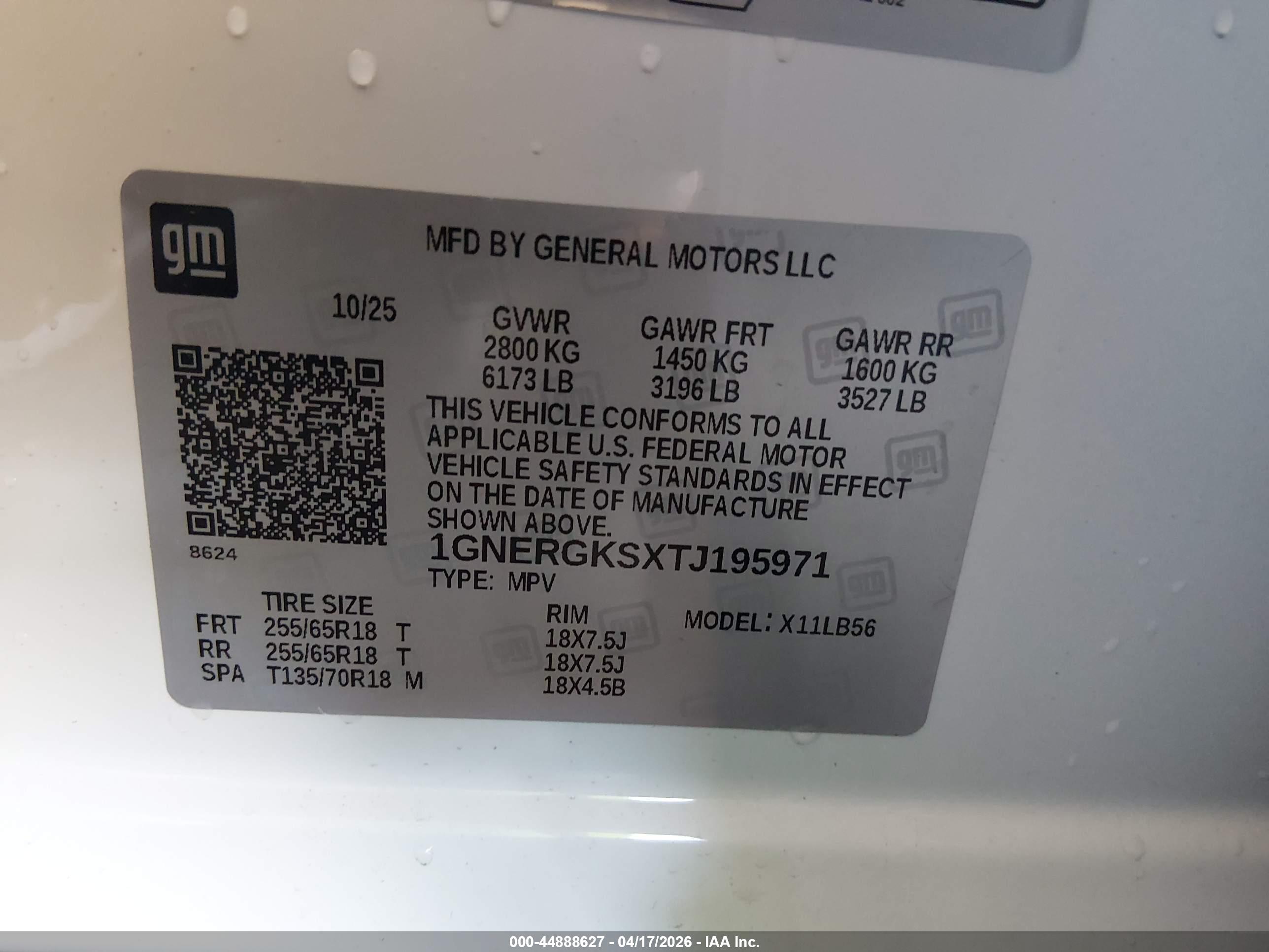 CHEVROLET TRAVERSE image 9