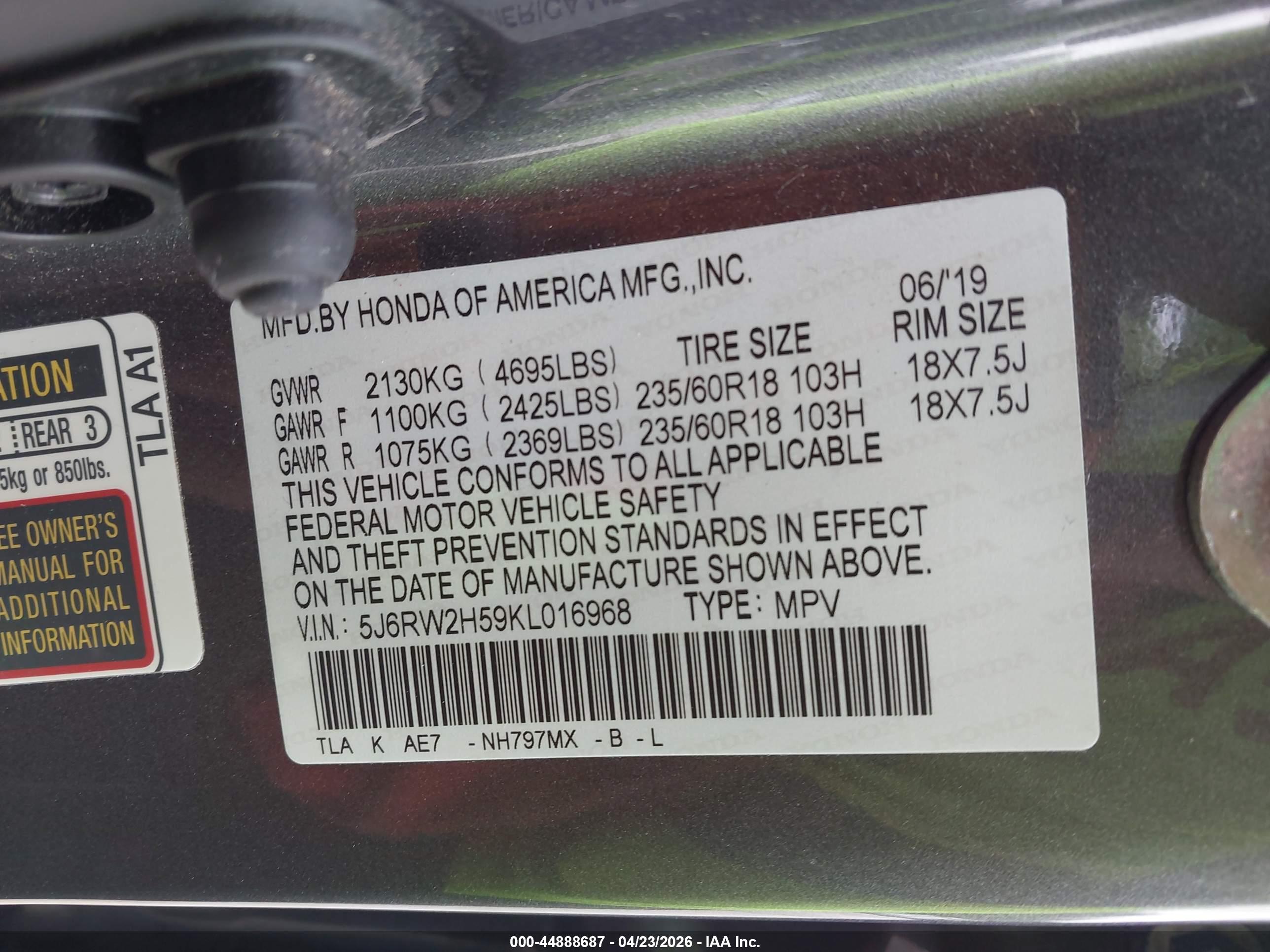 HONDA CR-V image 9