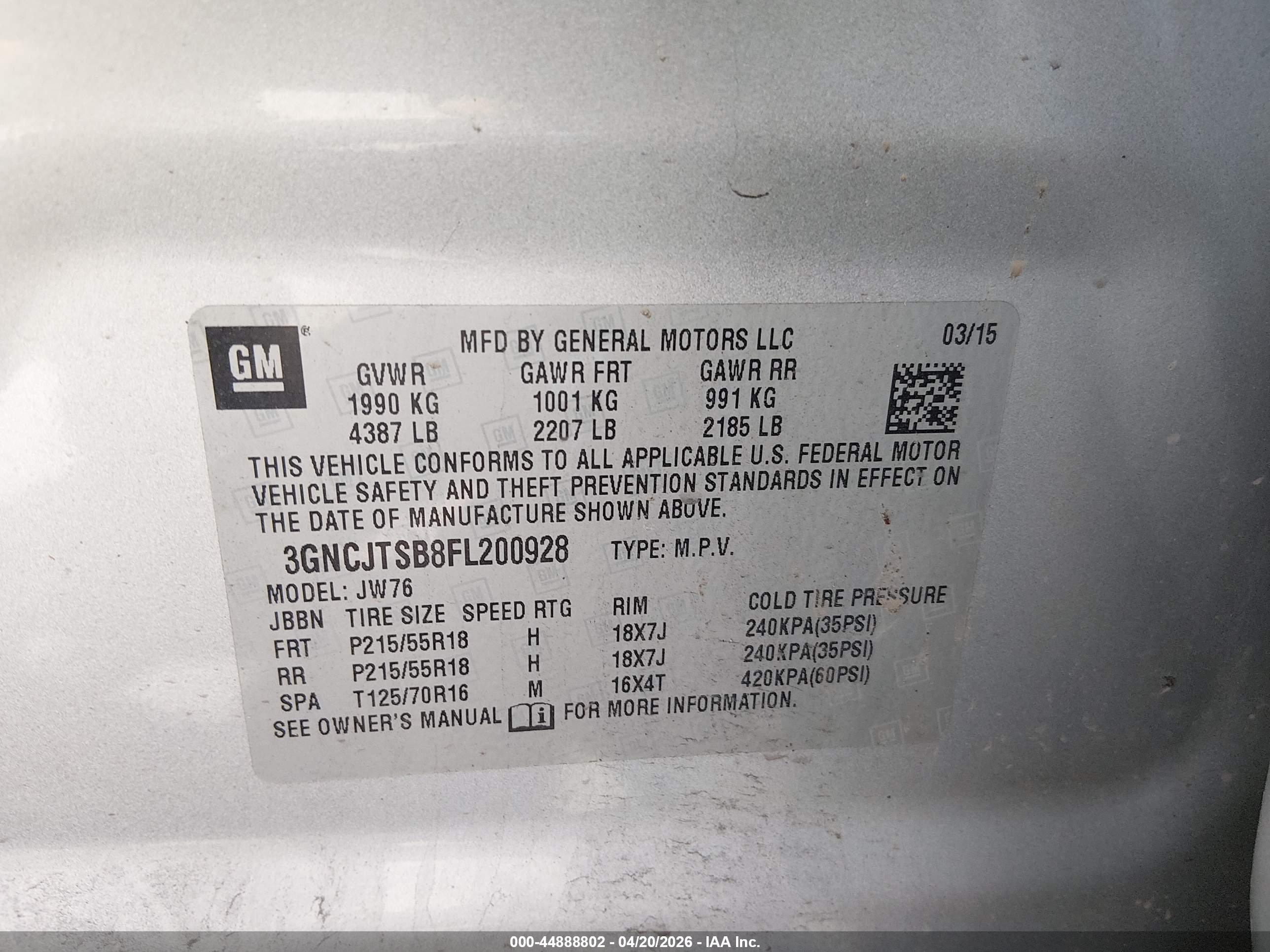 CHEVROLET TRAX image 9