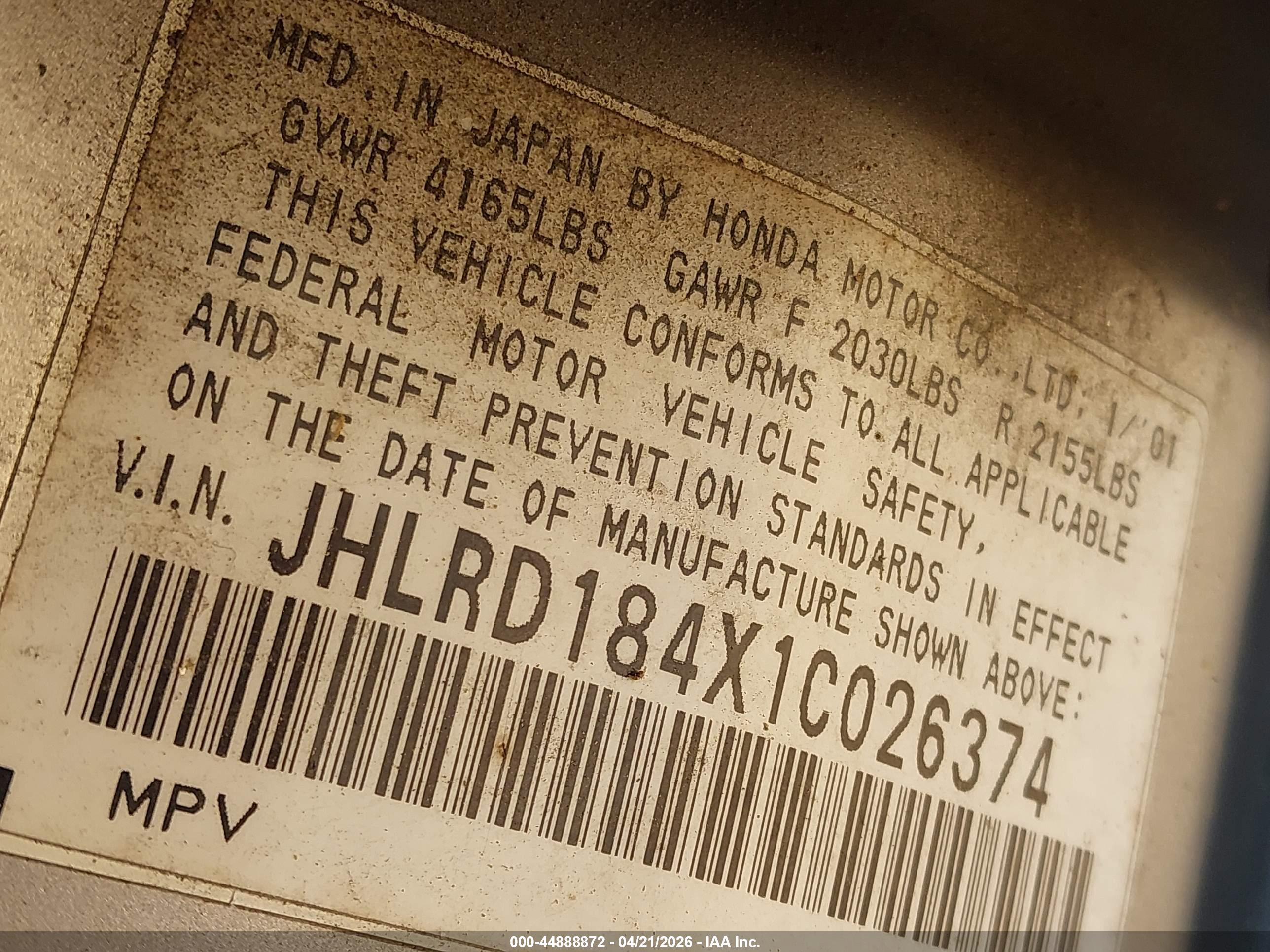 HONDA CR-V image 9