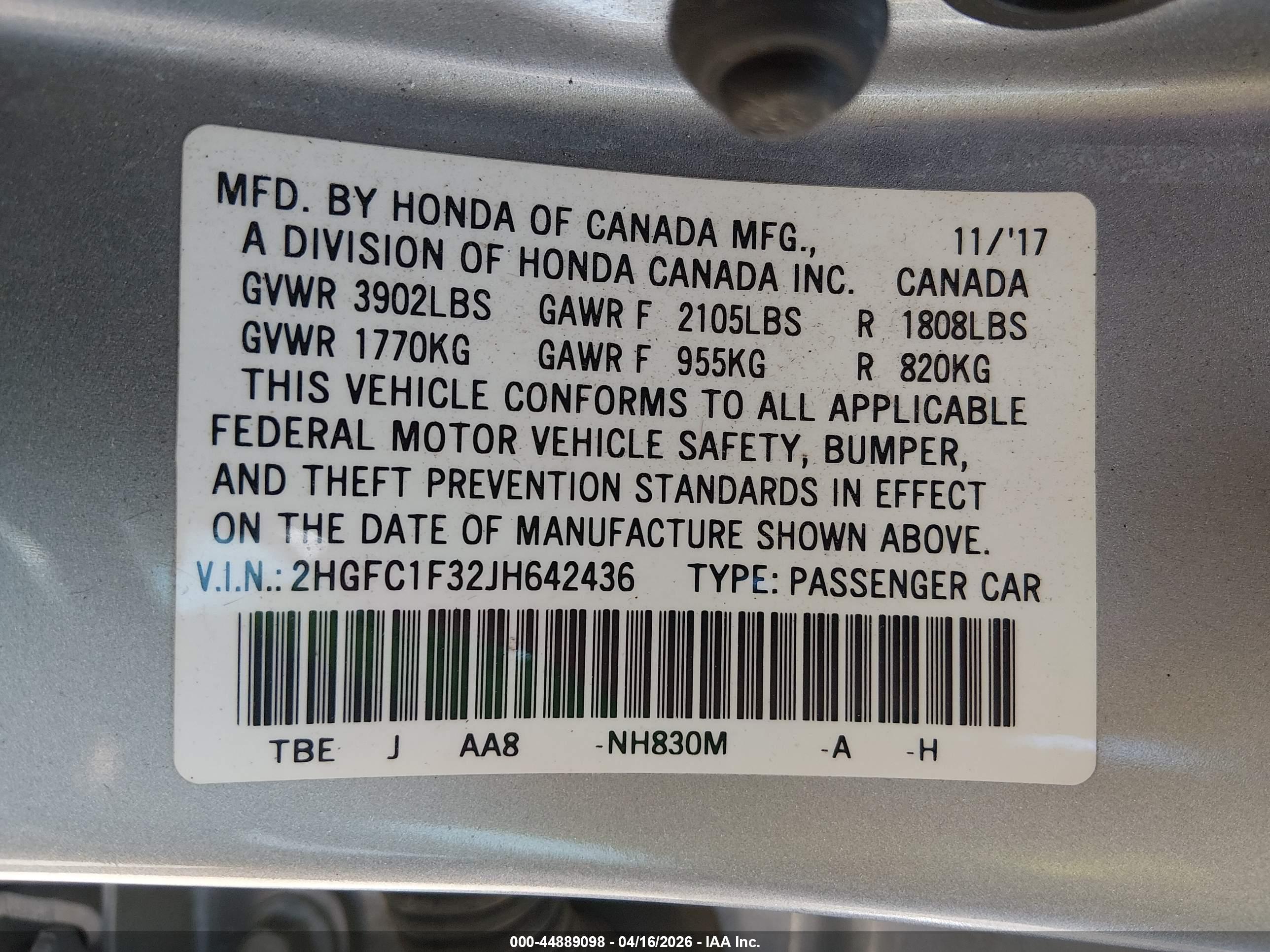 HONDA CIVIC image 9