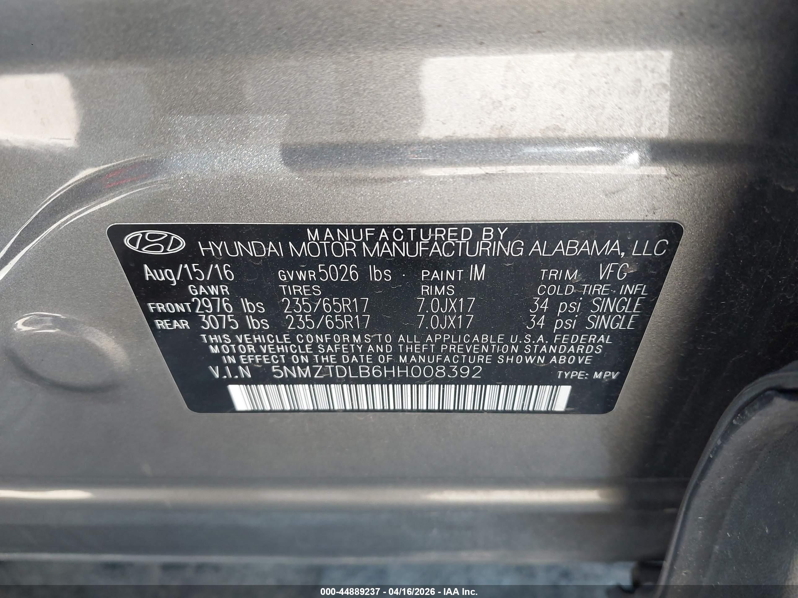 HYUNDAI SANTA image 9