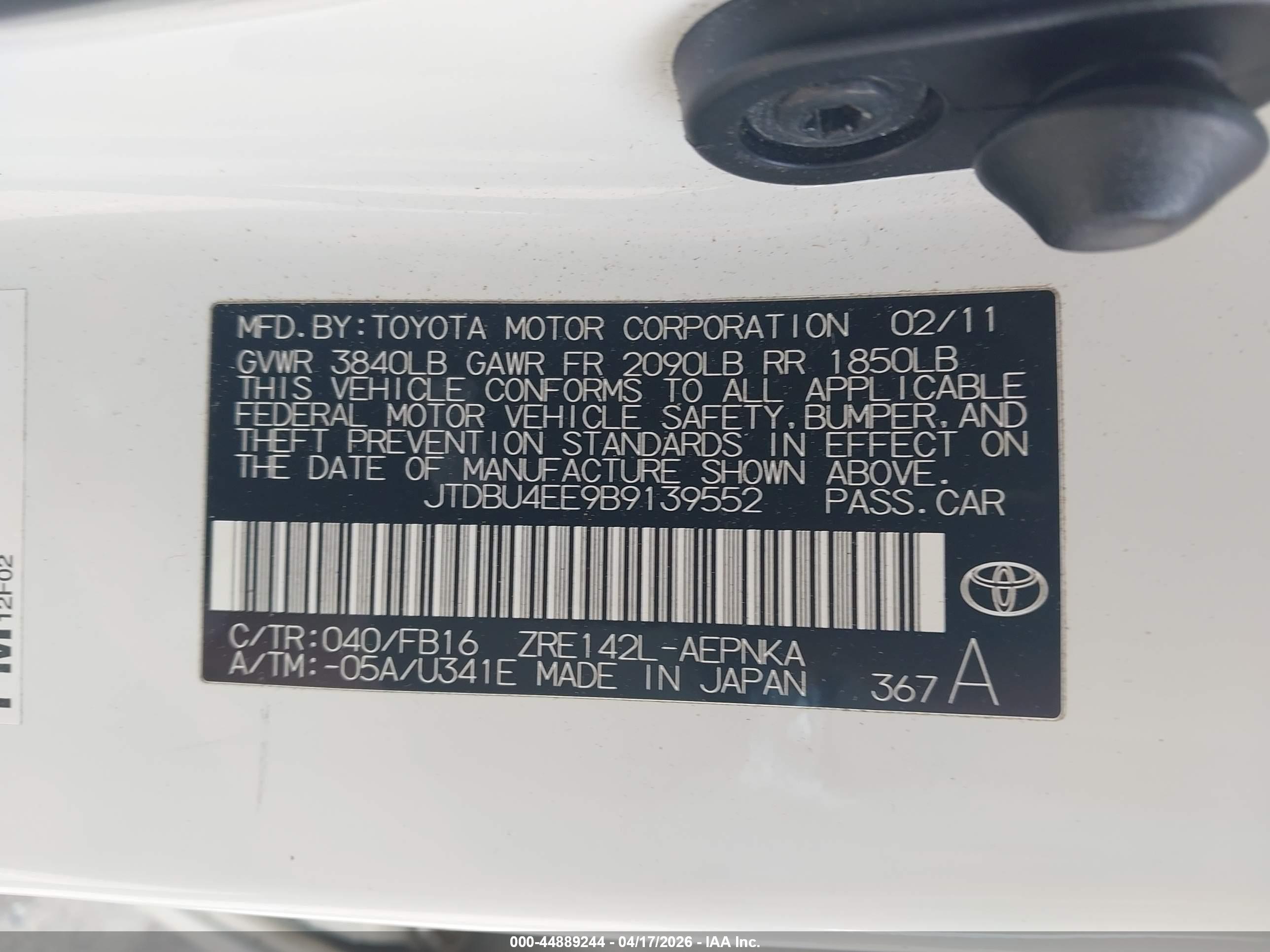 TOYOTA COROLLA image 9
