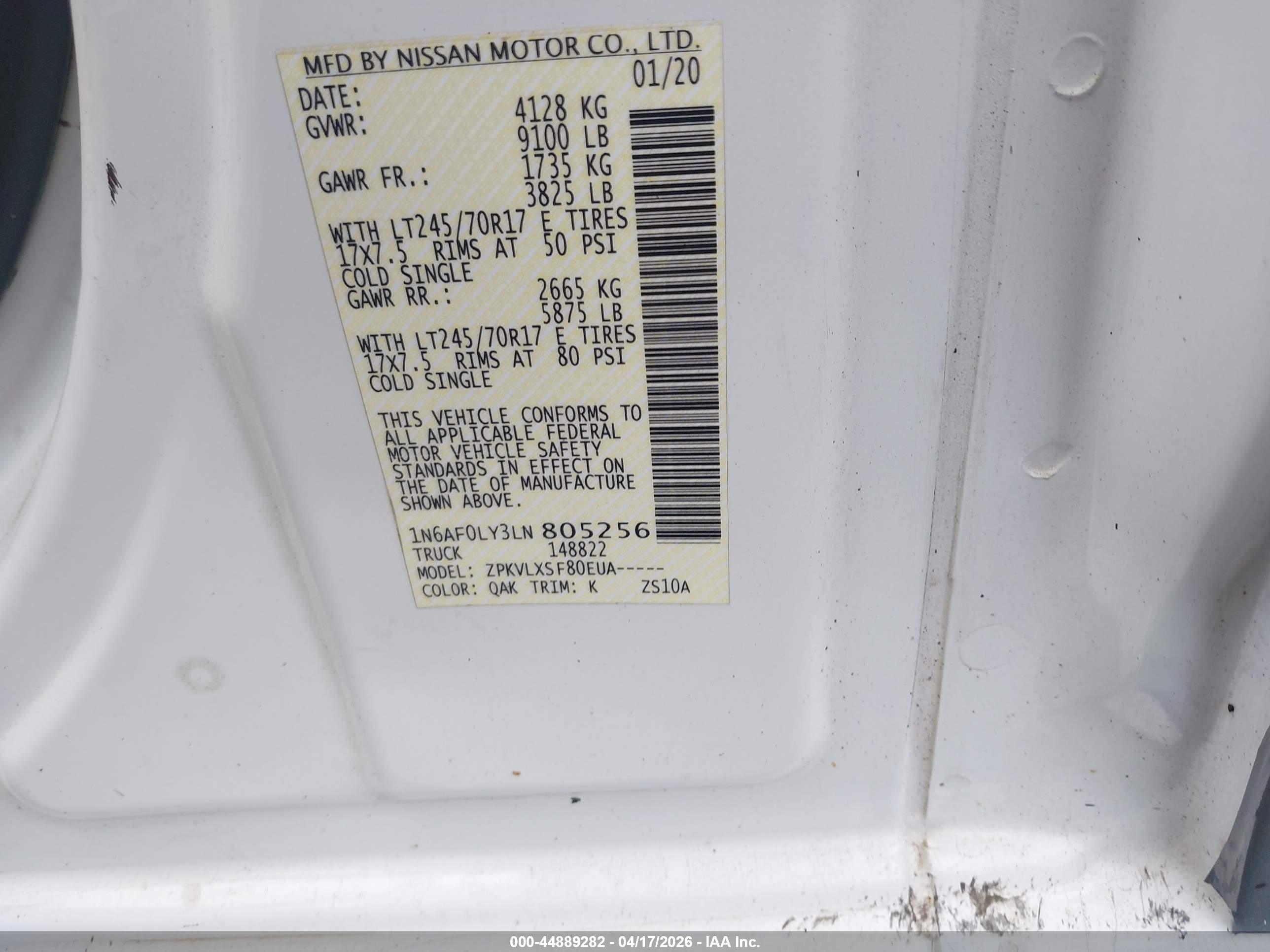NISSAN NV image 9