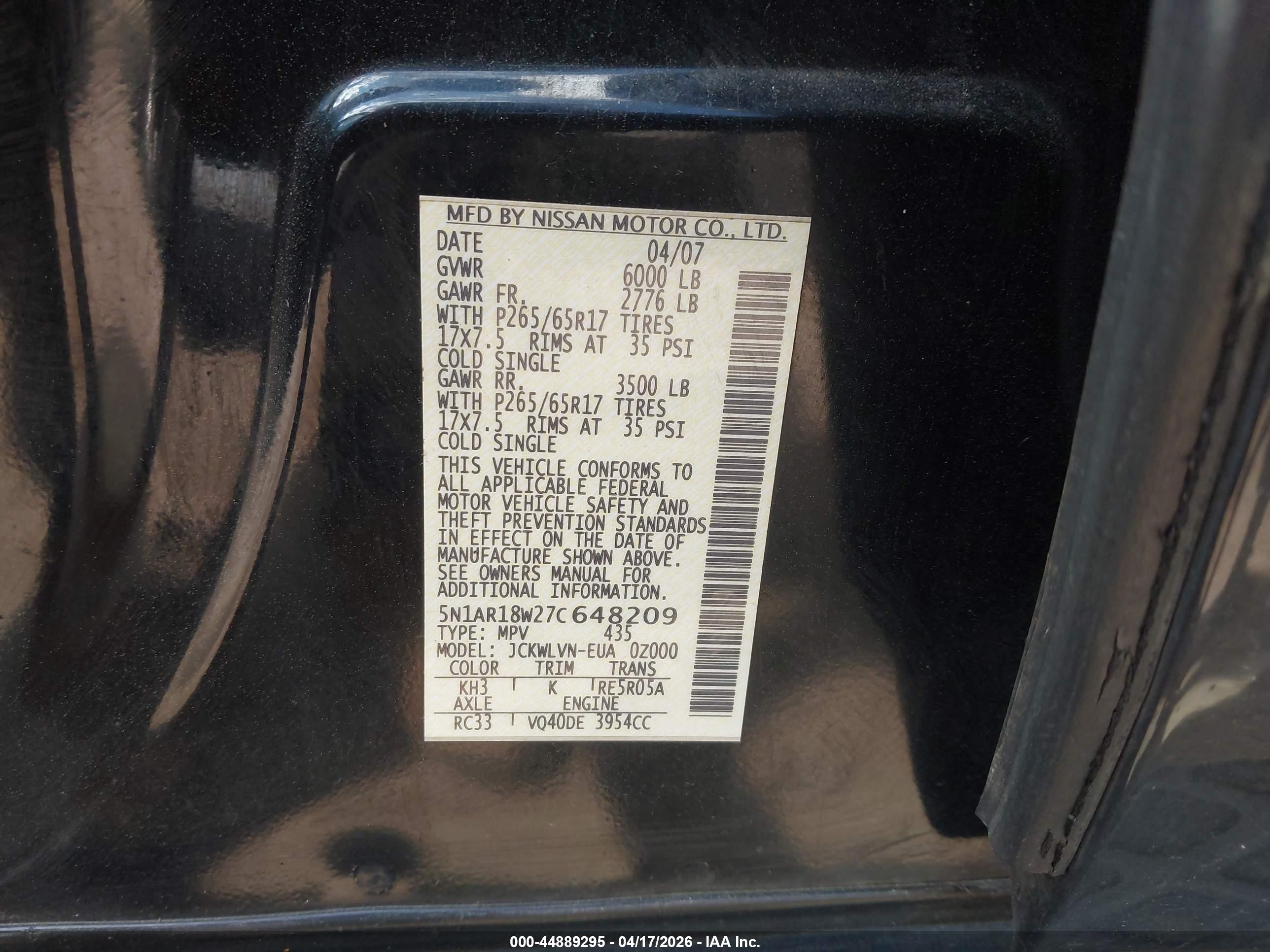 NISSAN PATHFINDER image 9
