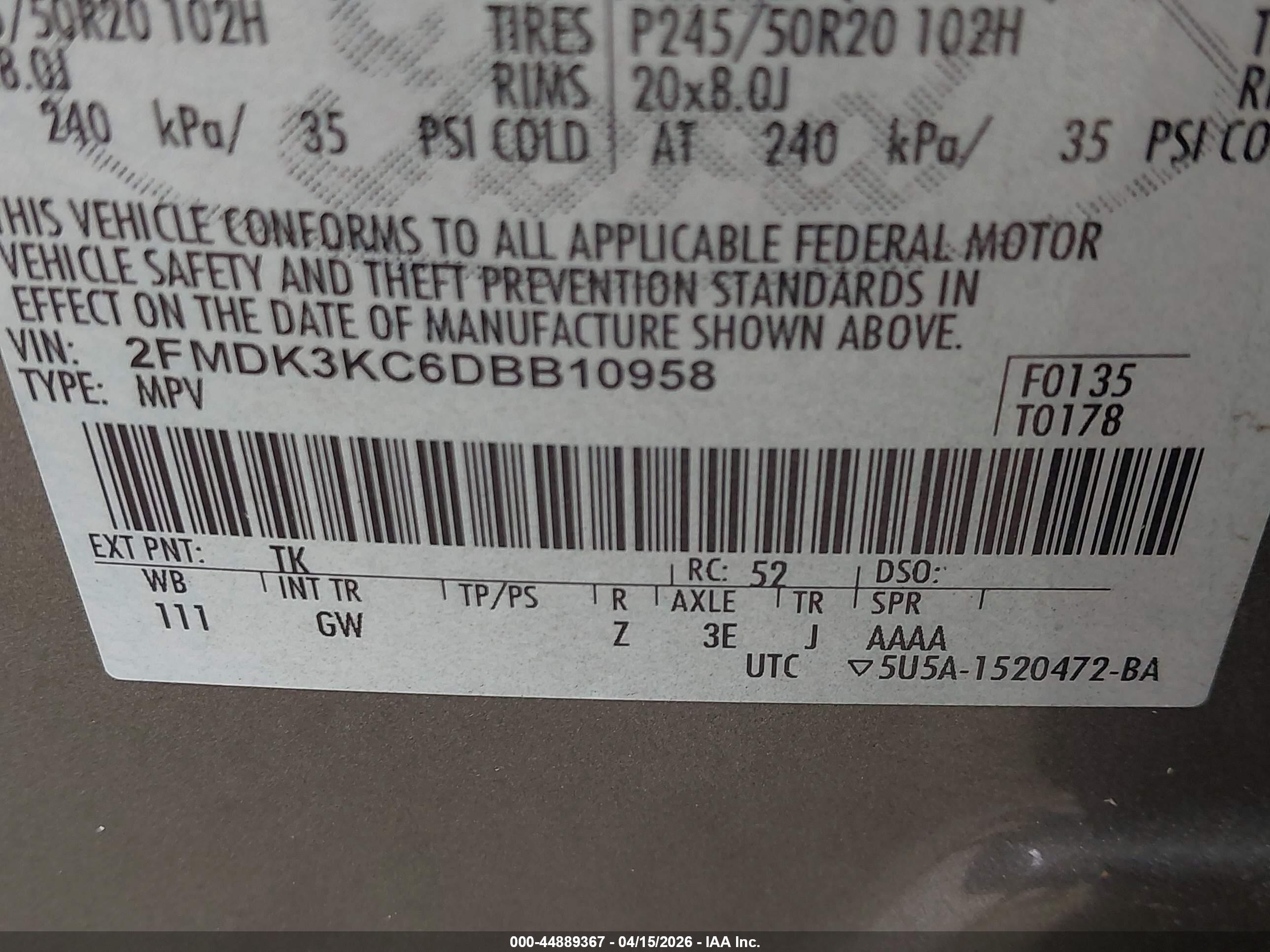 FORD EDGE image 9