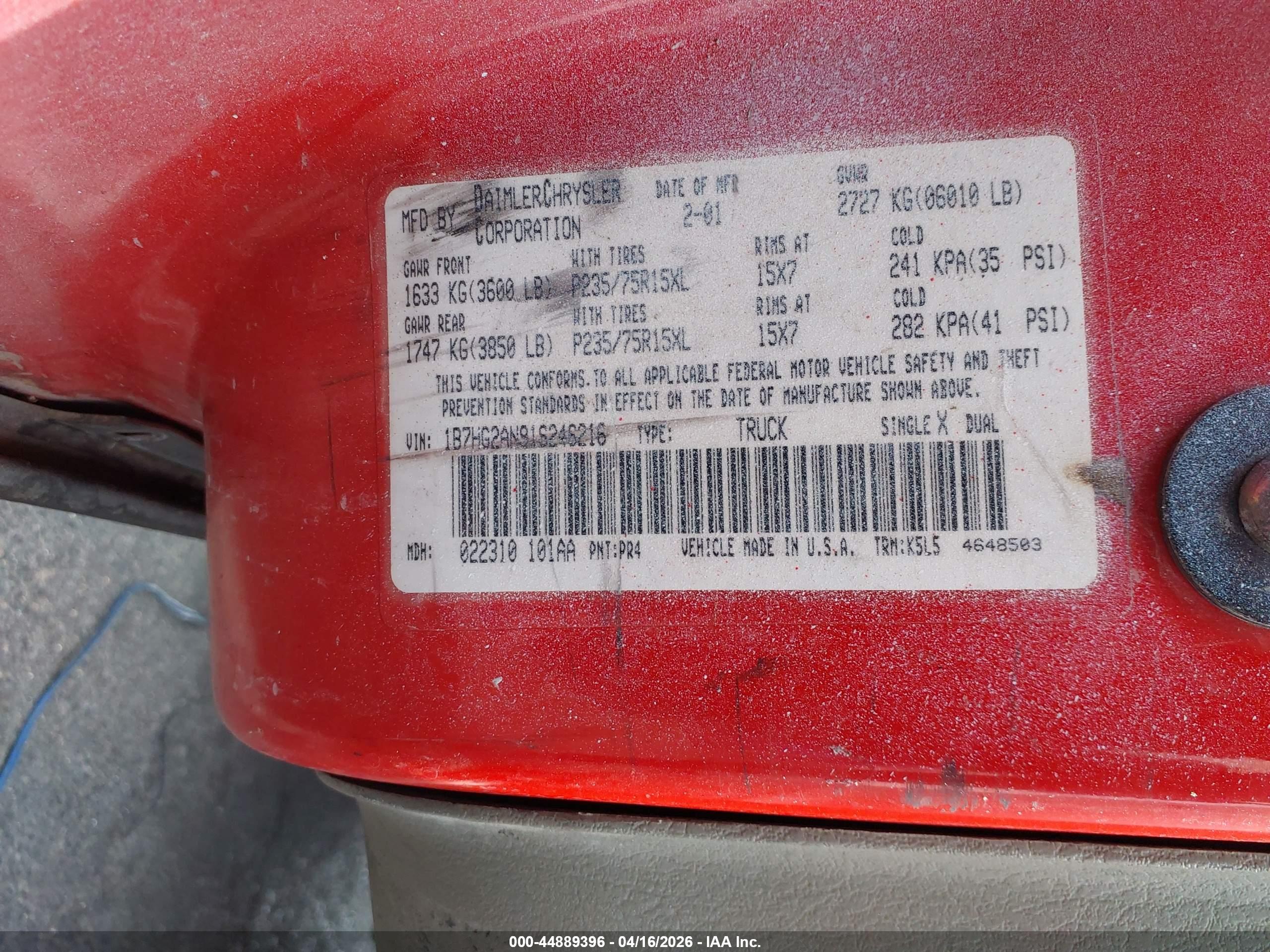 DODGE DAKOTA image 9