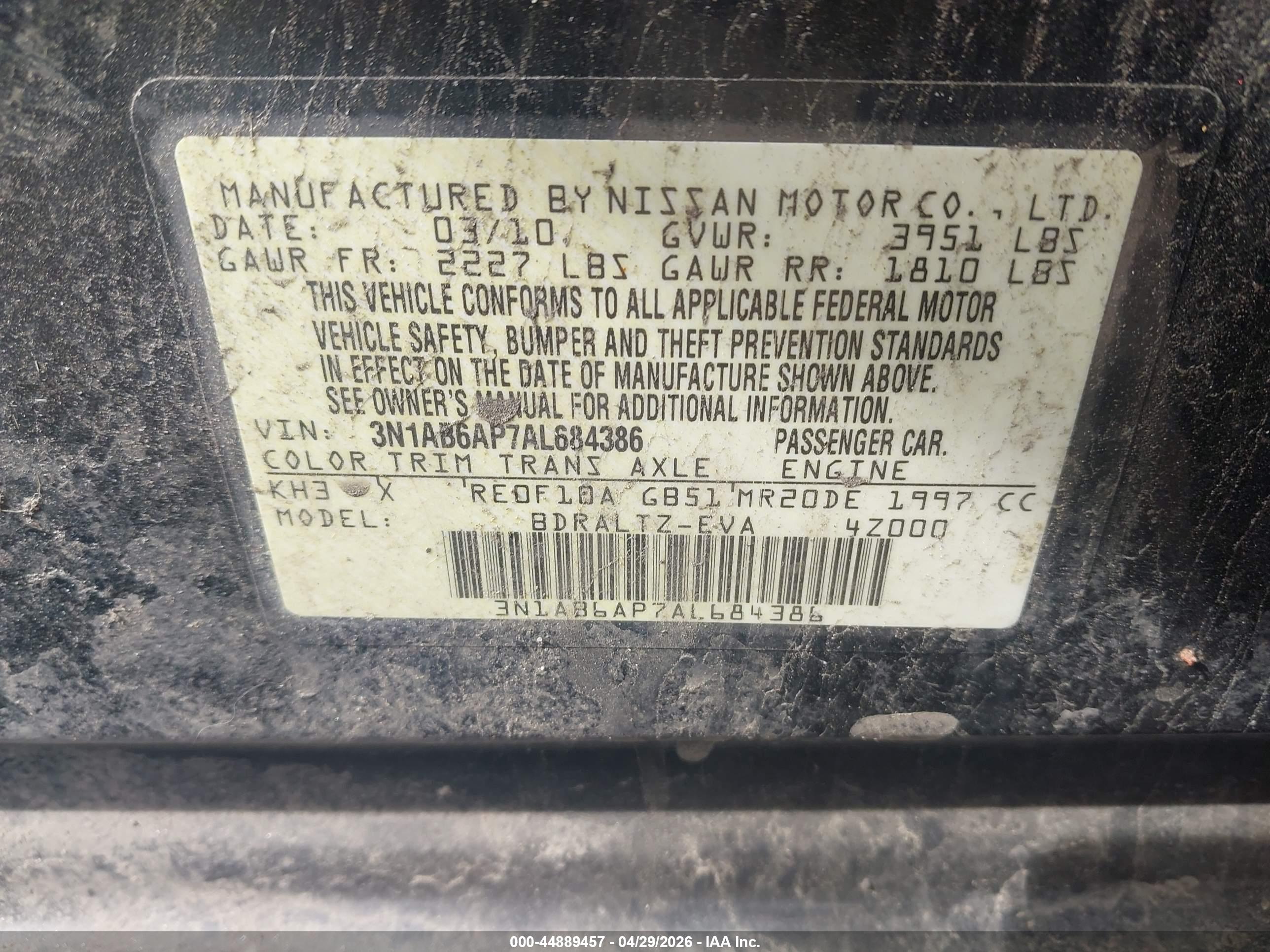 NISSAN SENTRA image 9
