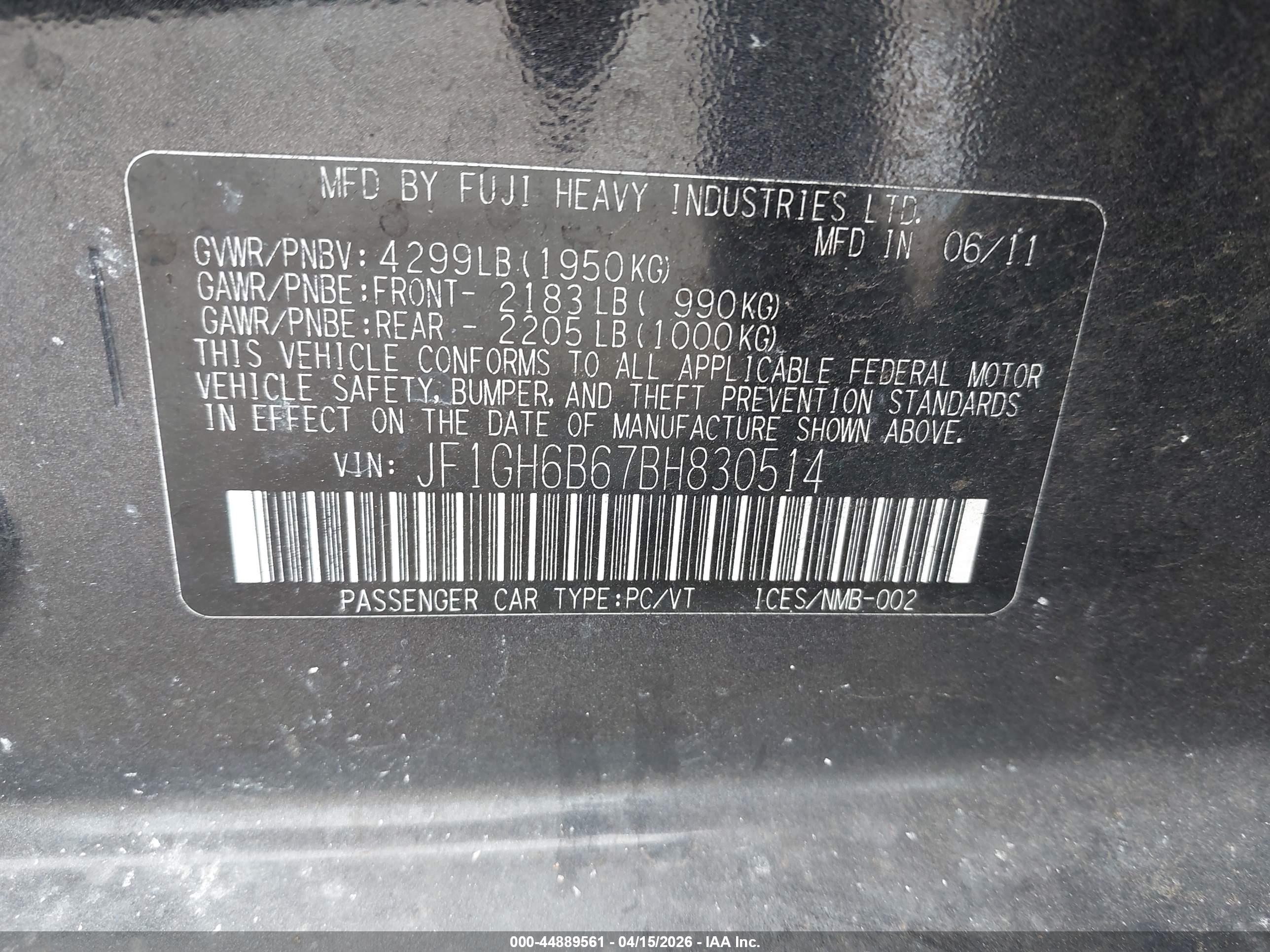 SUBARU IMPREZA image 9