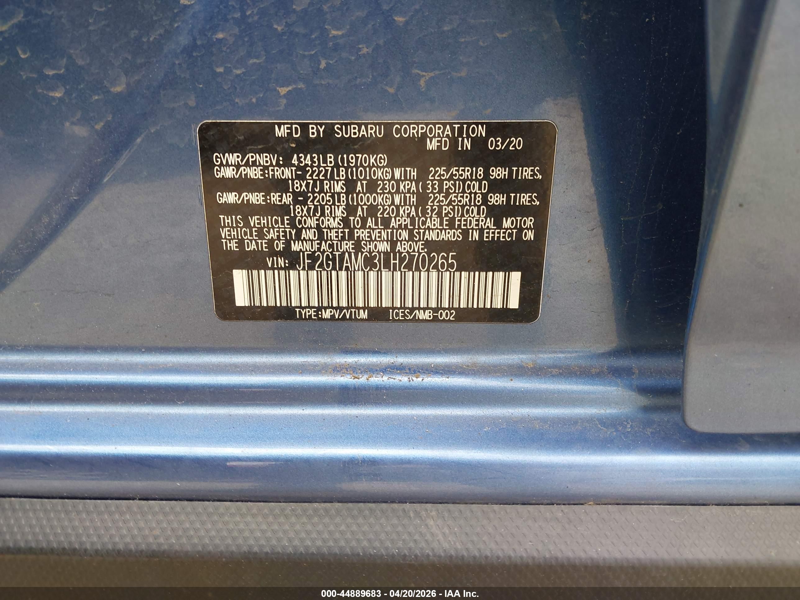 SUBARU CROSSTREK image 9