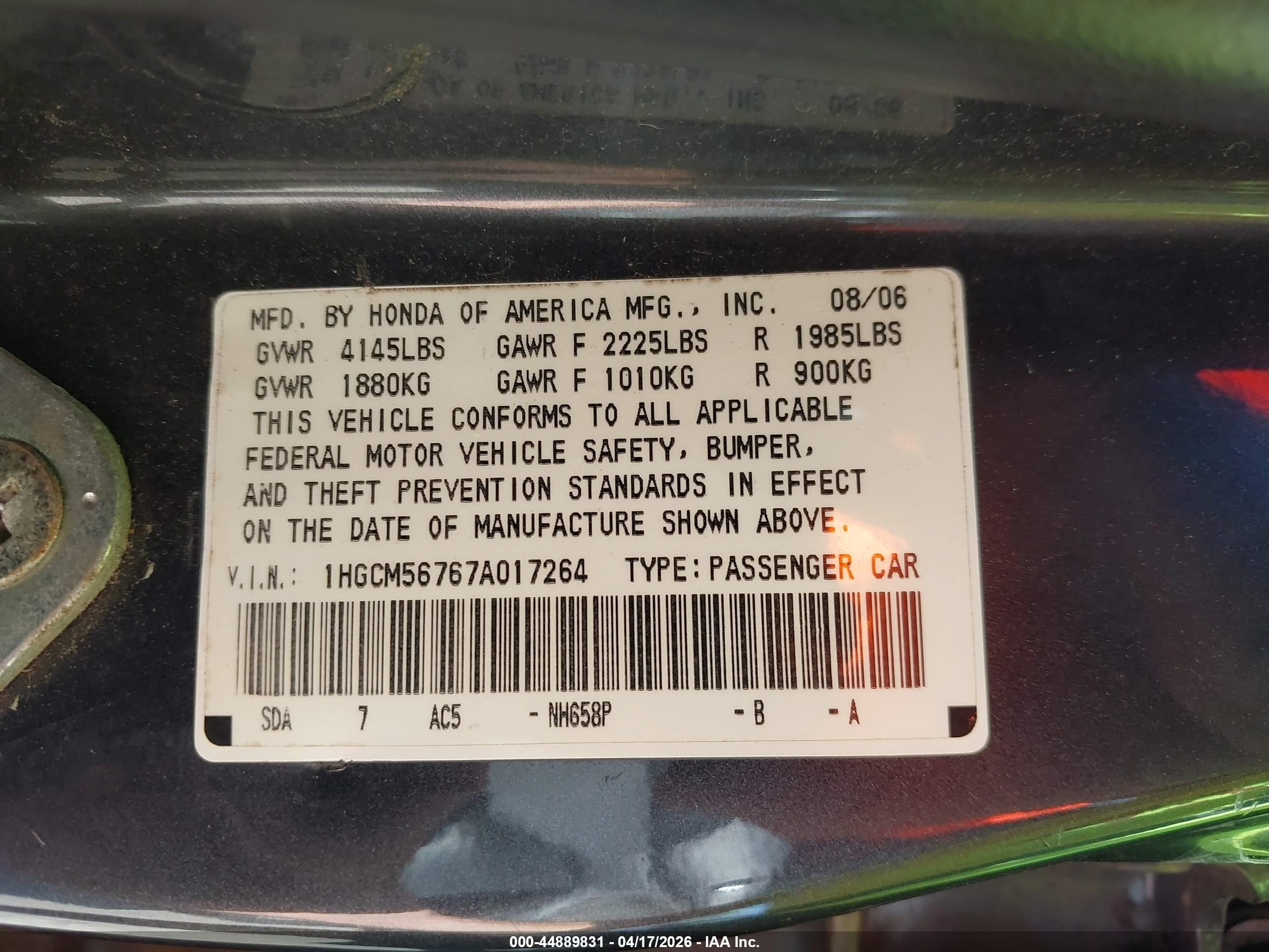 HONDA ACCORD image 9
