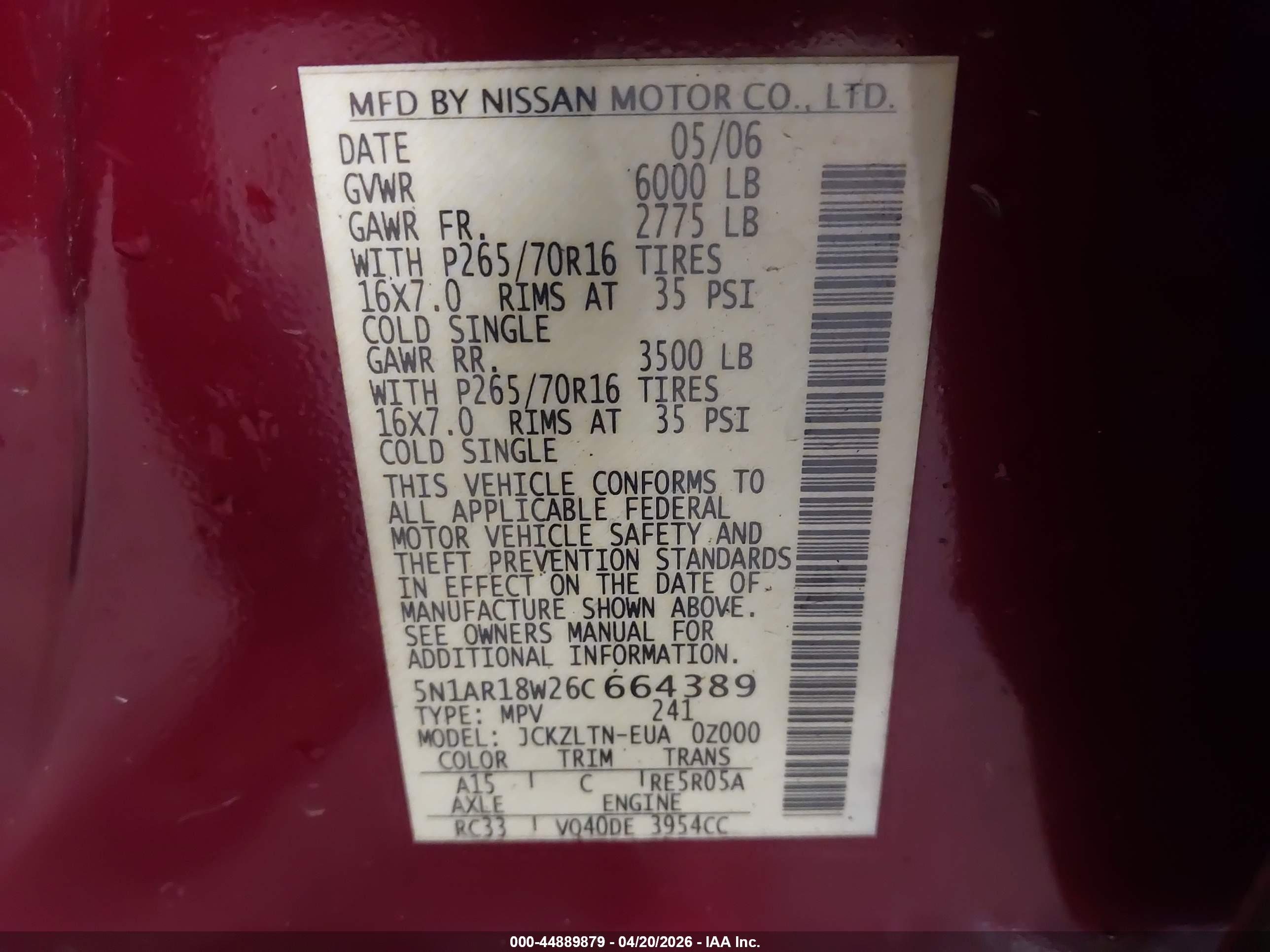 NISSAN PATHFINDER image 9