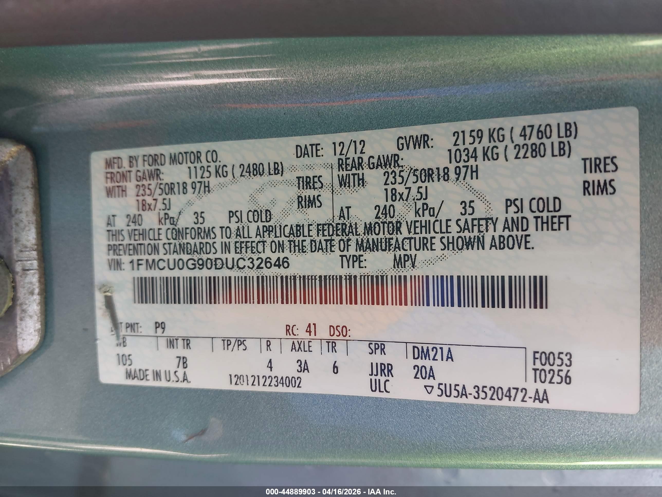 FORD ESCAPE image 9