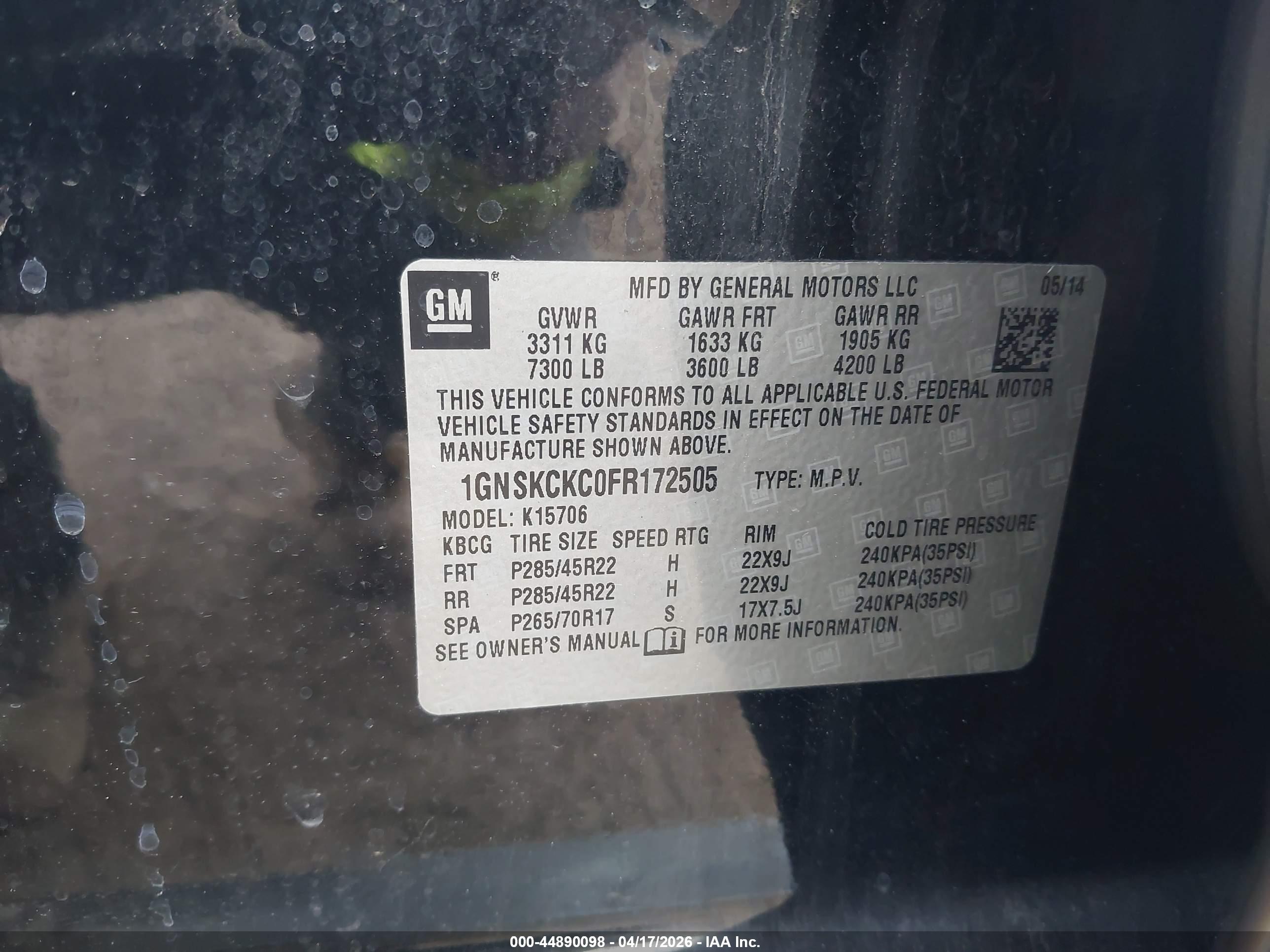 CHEVROLET TAHOE image 9