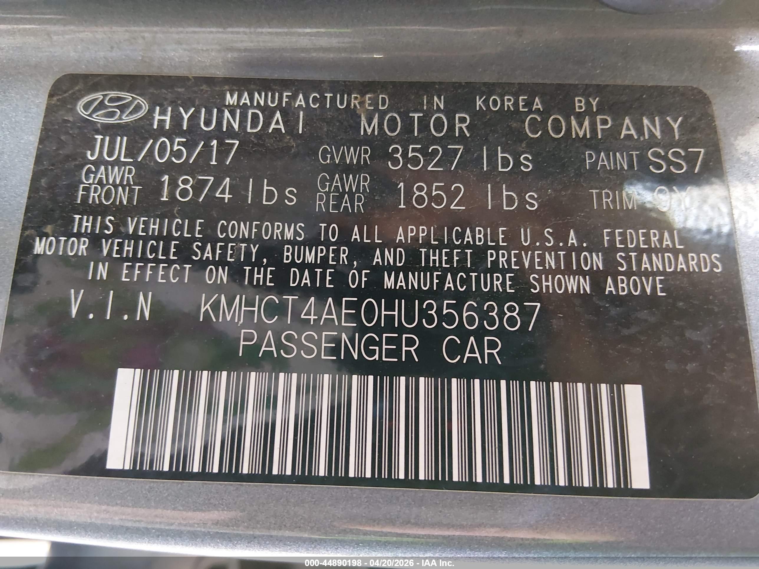 HYUNDAI ACCENT image 9