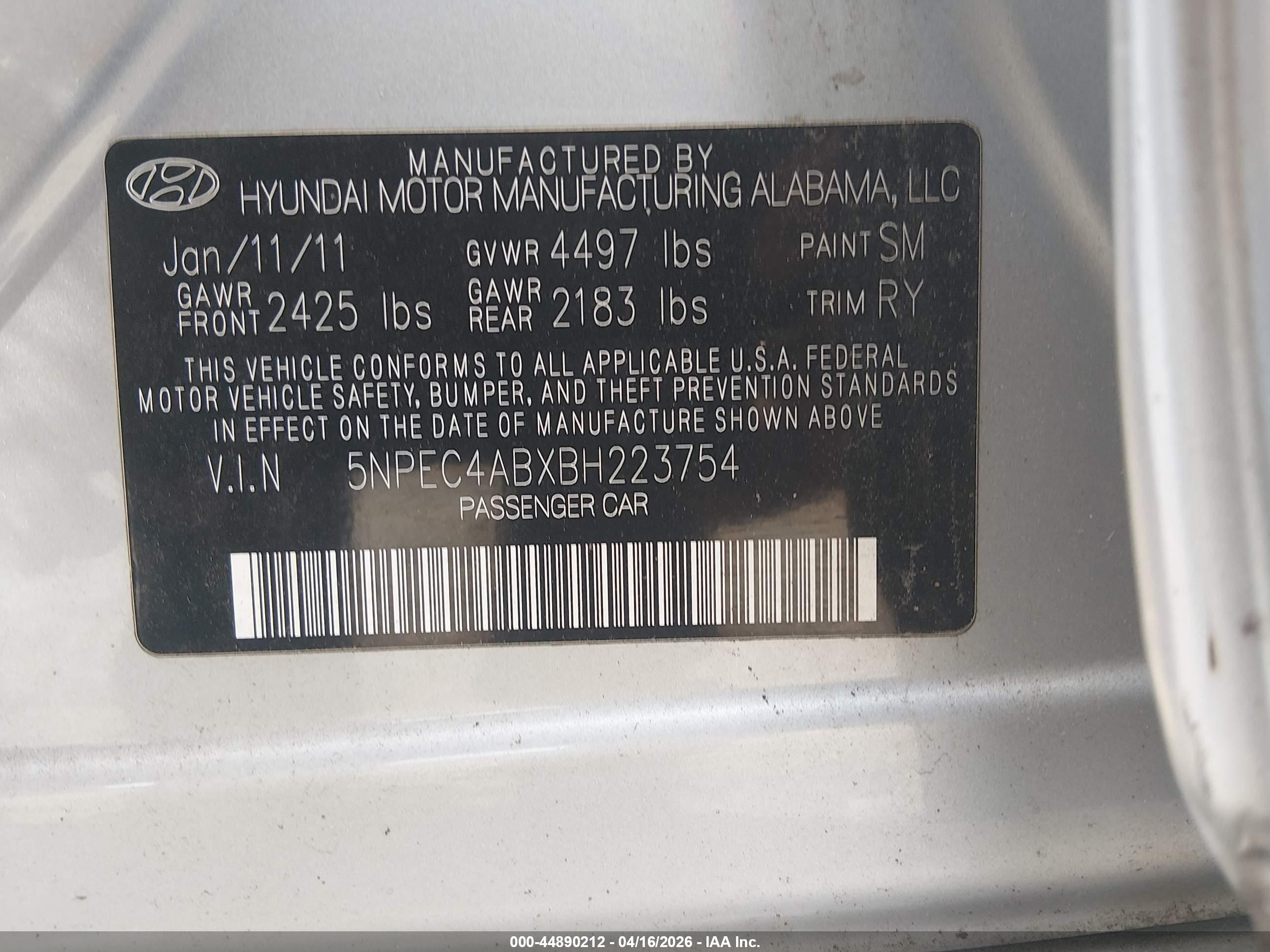 HYUNDAI SONATA image 9