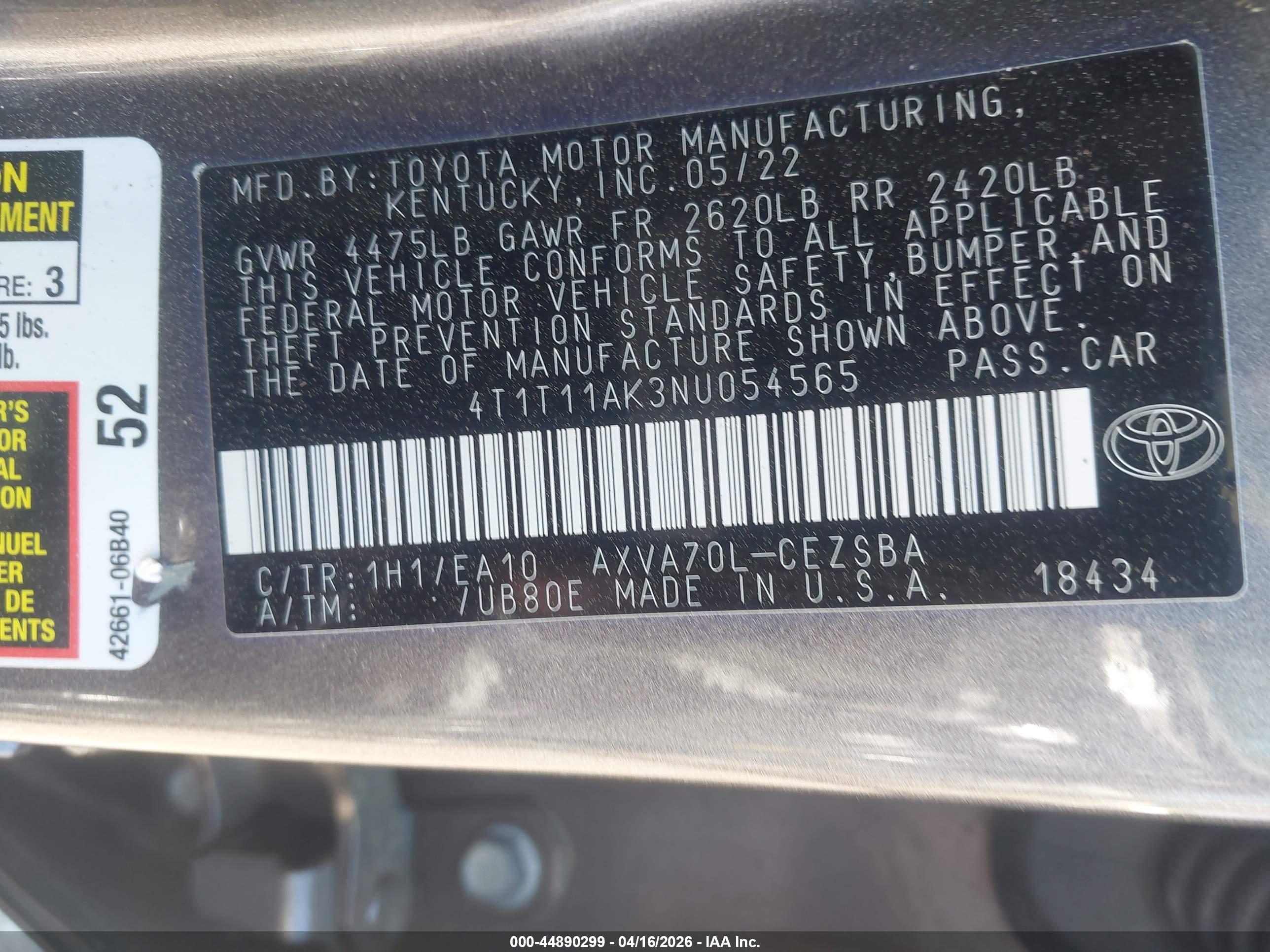 TOYOTA CAMRY image 9