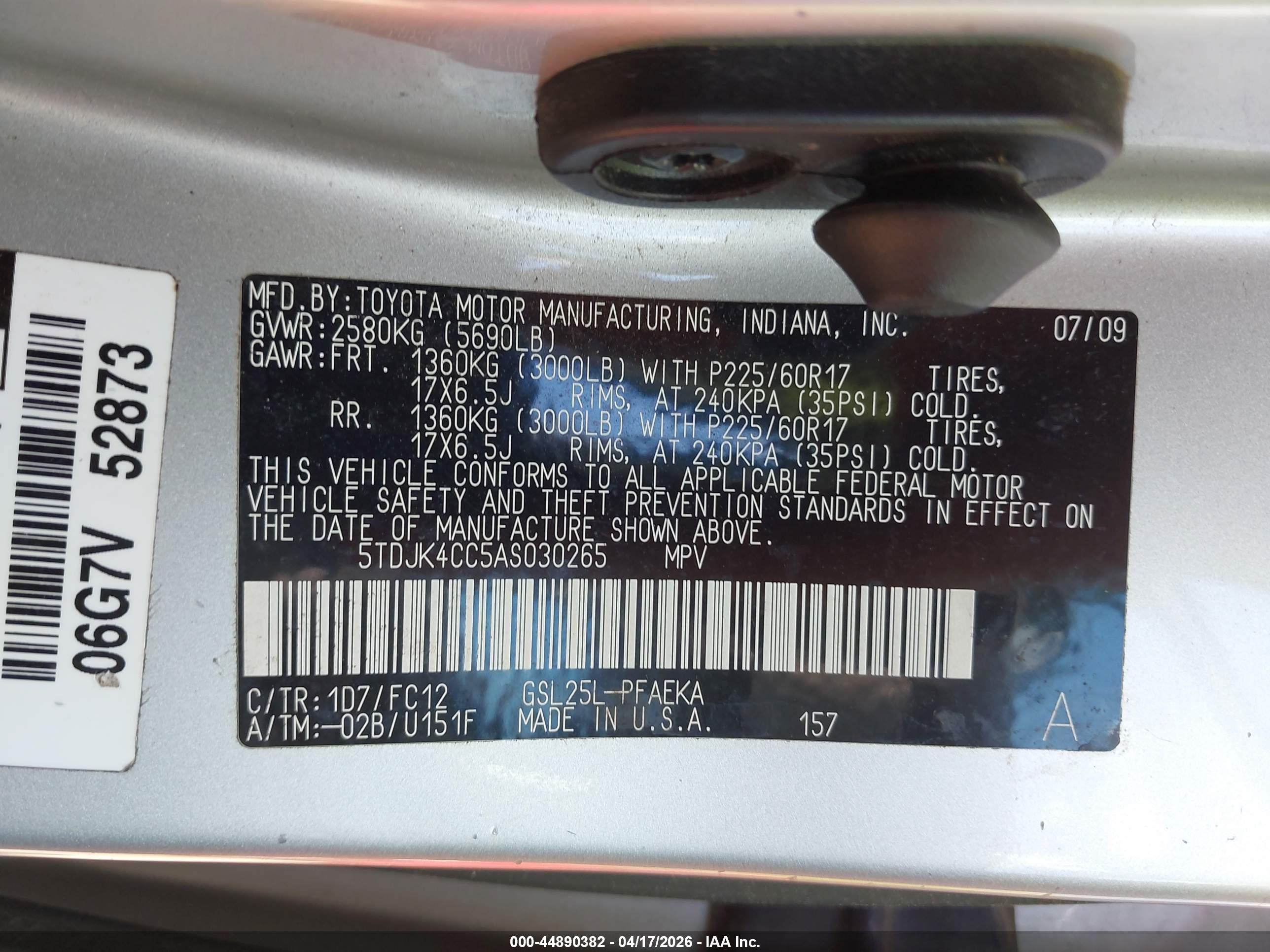 TOYOTA SIENNA image 9
