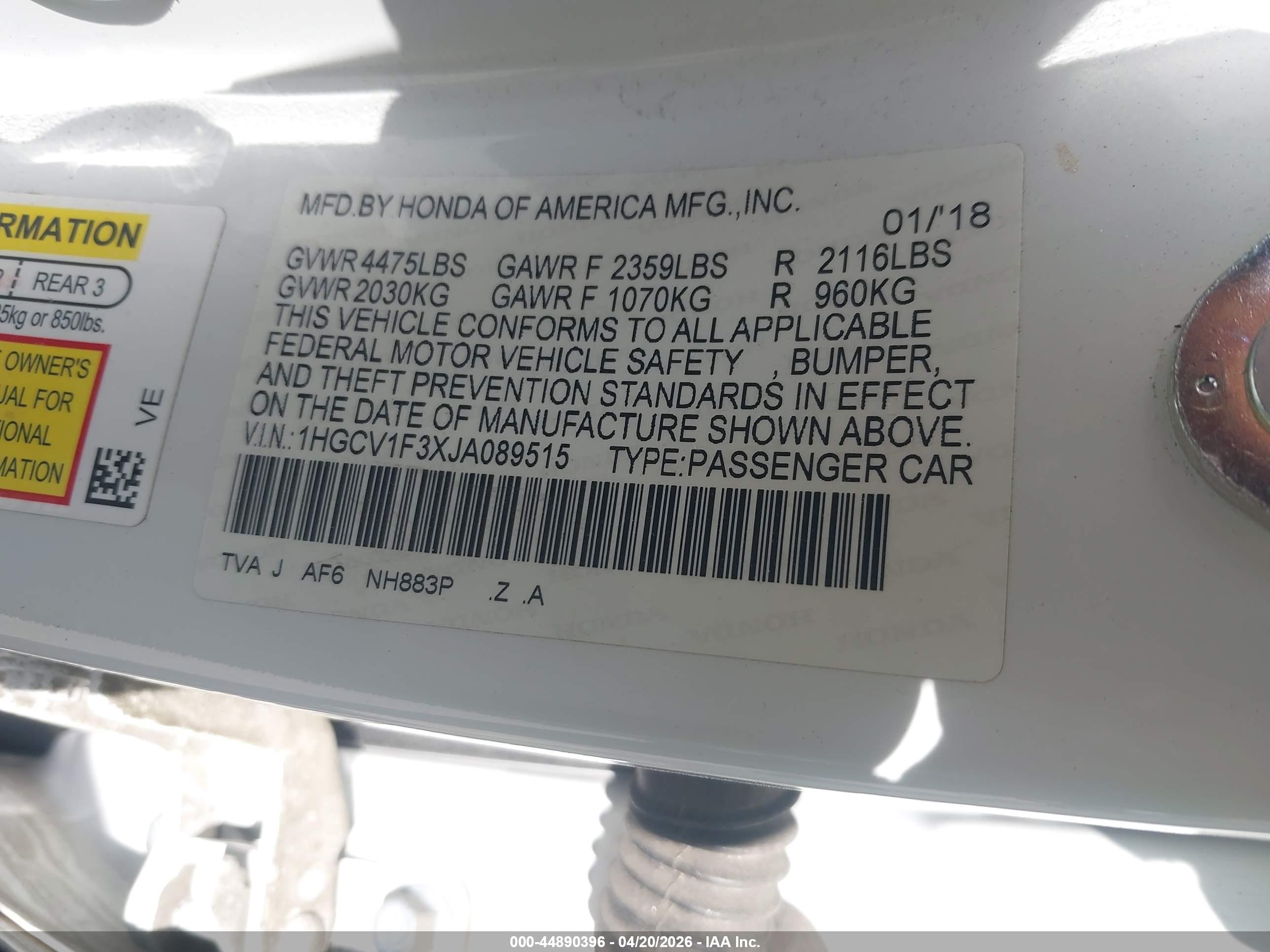 HONDA ACCORD image 9