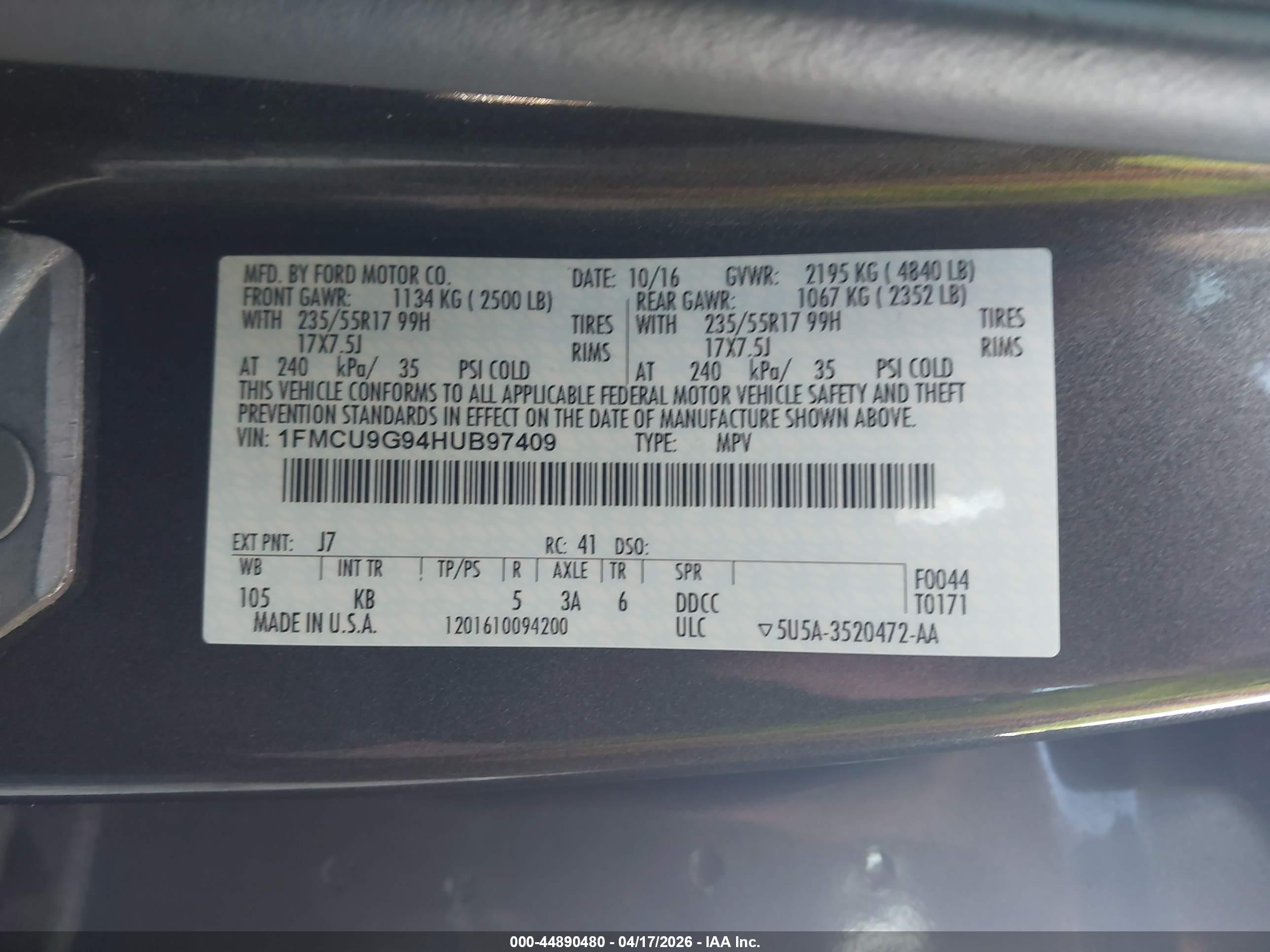 FORD ESCAPE image 9