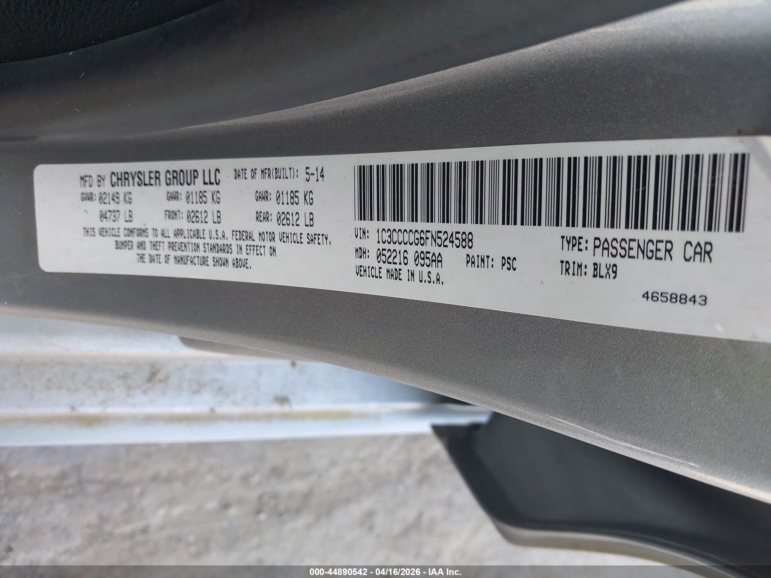 CHRYSLER 200 image 9