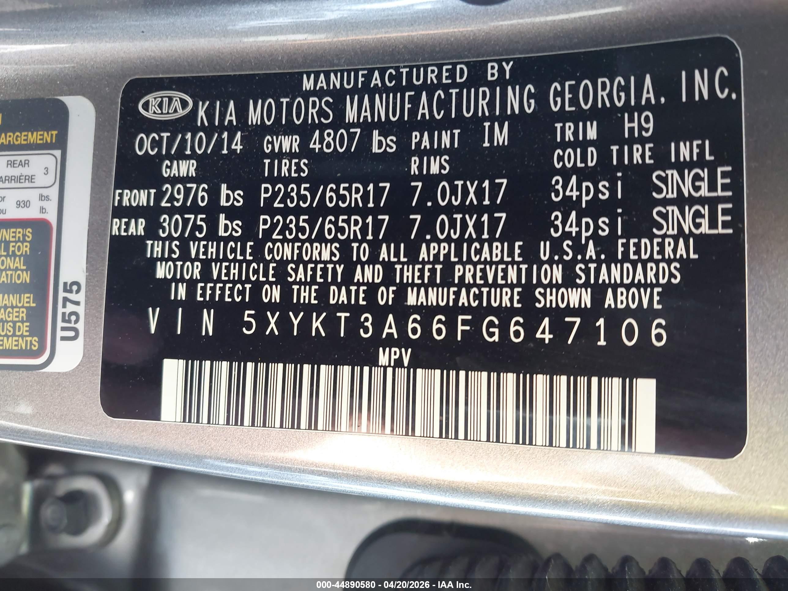 KIA SORENTO image 9