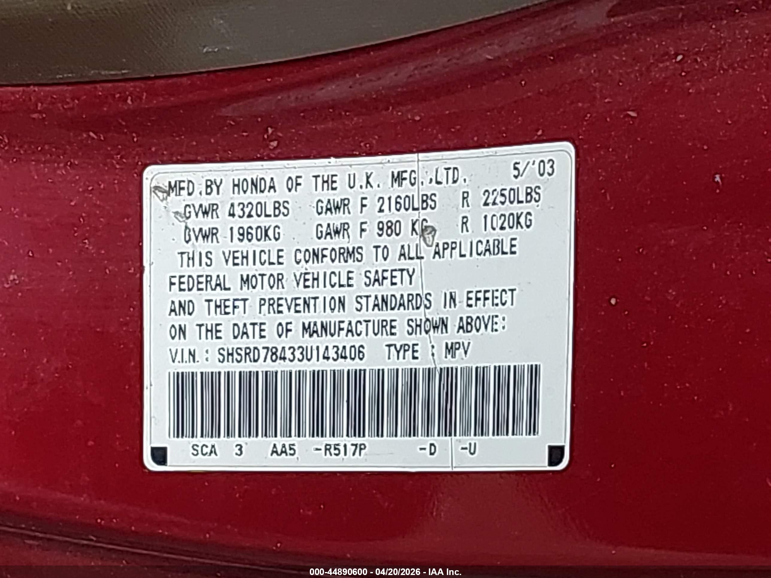 HONDA CR-V image 9