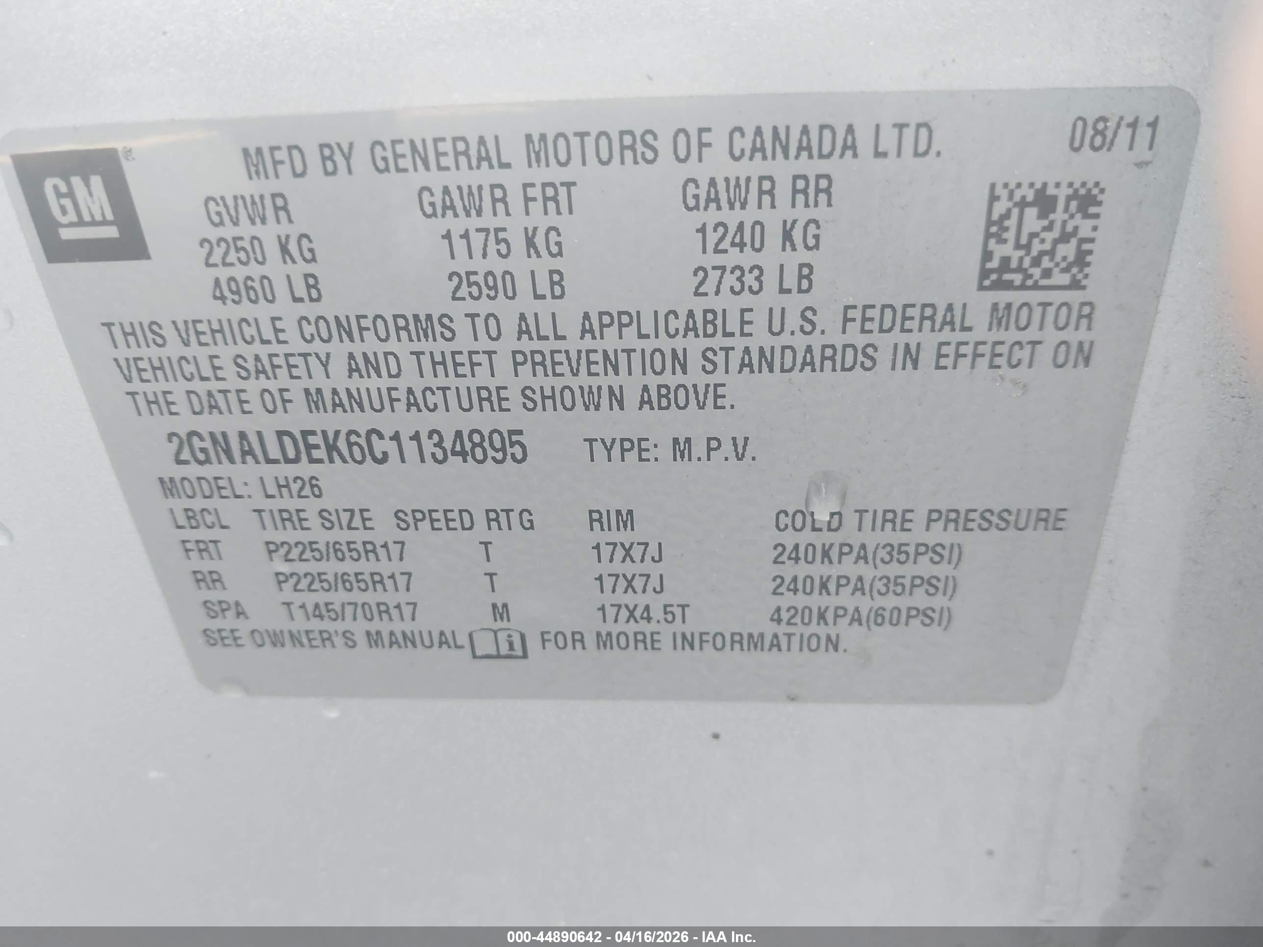 CHEVROLET EQUINOX image 9